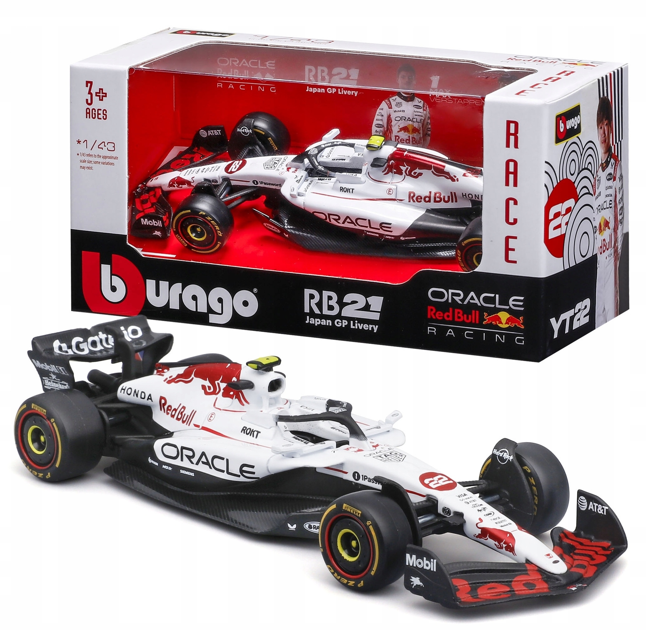 BBU 1:43 Formula Oracle RB21 Y.Tsunoda – Model dla prawdziwych fanów F1