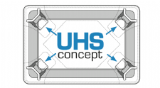 Universal Hook System (UHS) to secure tablet