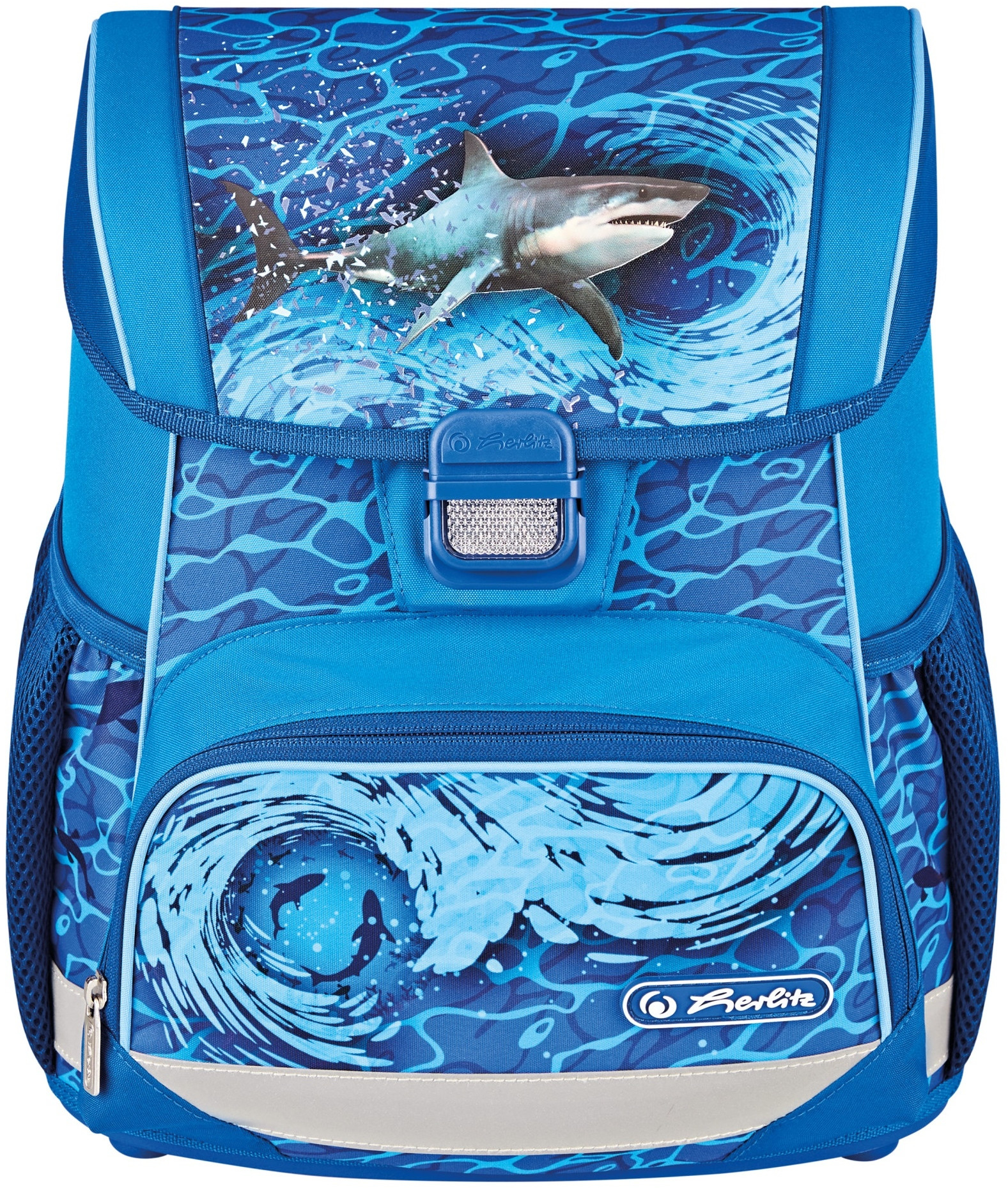 Tornister Herlitz Loop Blue Shark – Idealny plecak dla dzieci w wieku 6-9 lat