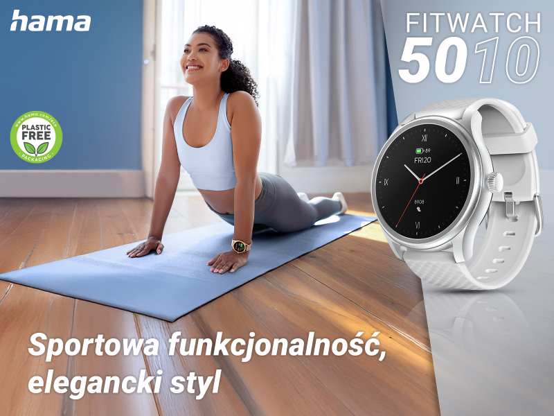 Wyświetlacz dotykowy TFT 1,38 cala w zegarku Hama