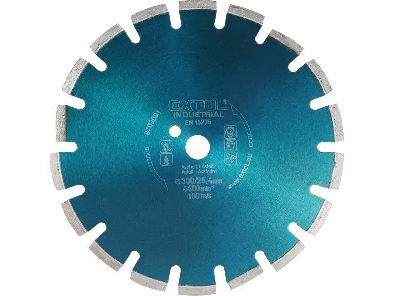 Zastosowanie tarczy diamentowej Extol Industrial