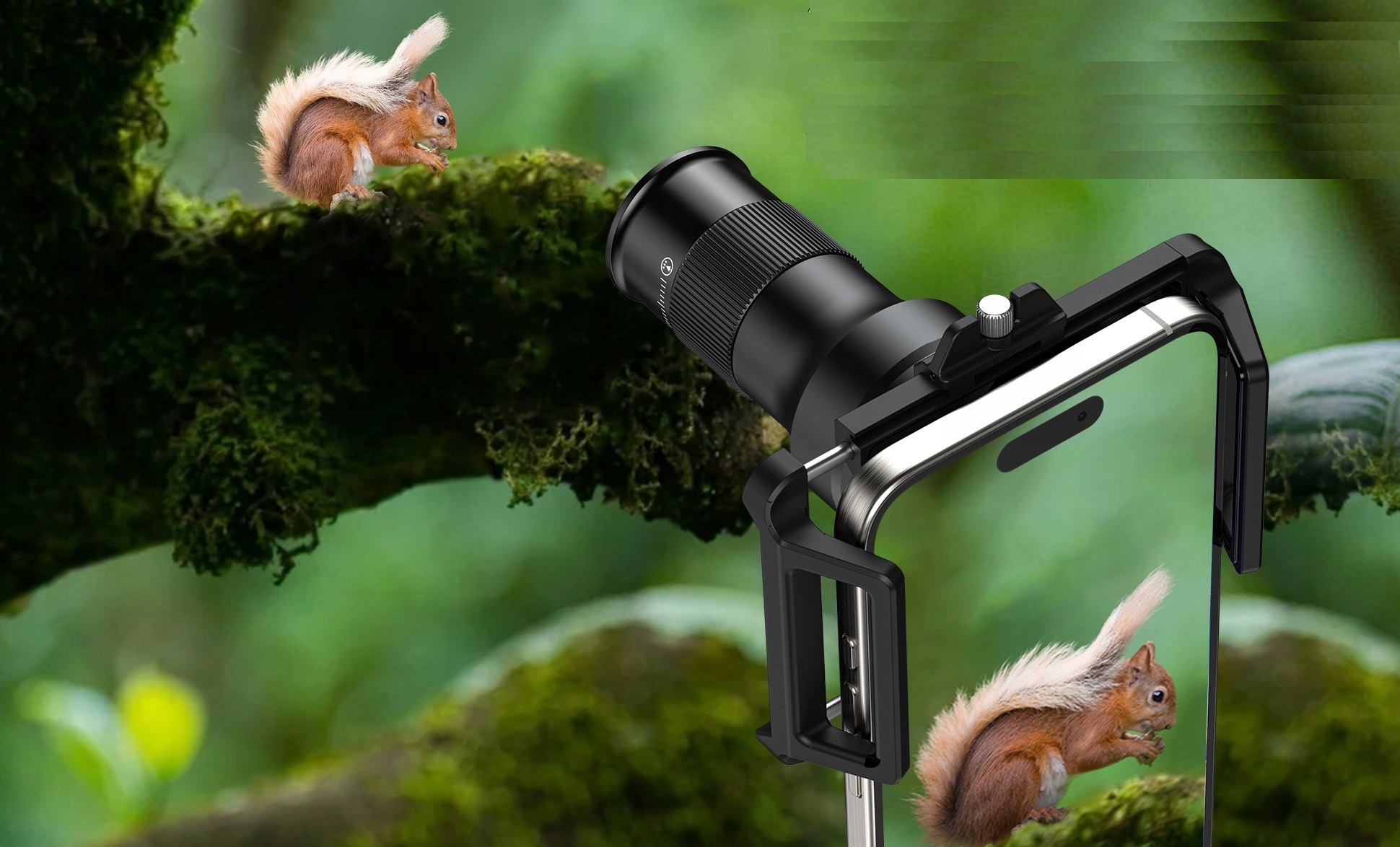 Możliwość użycia jako lunety do obserwacji