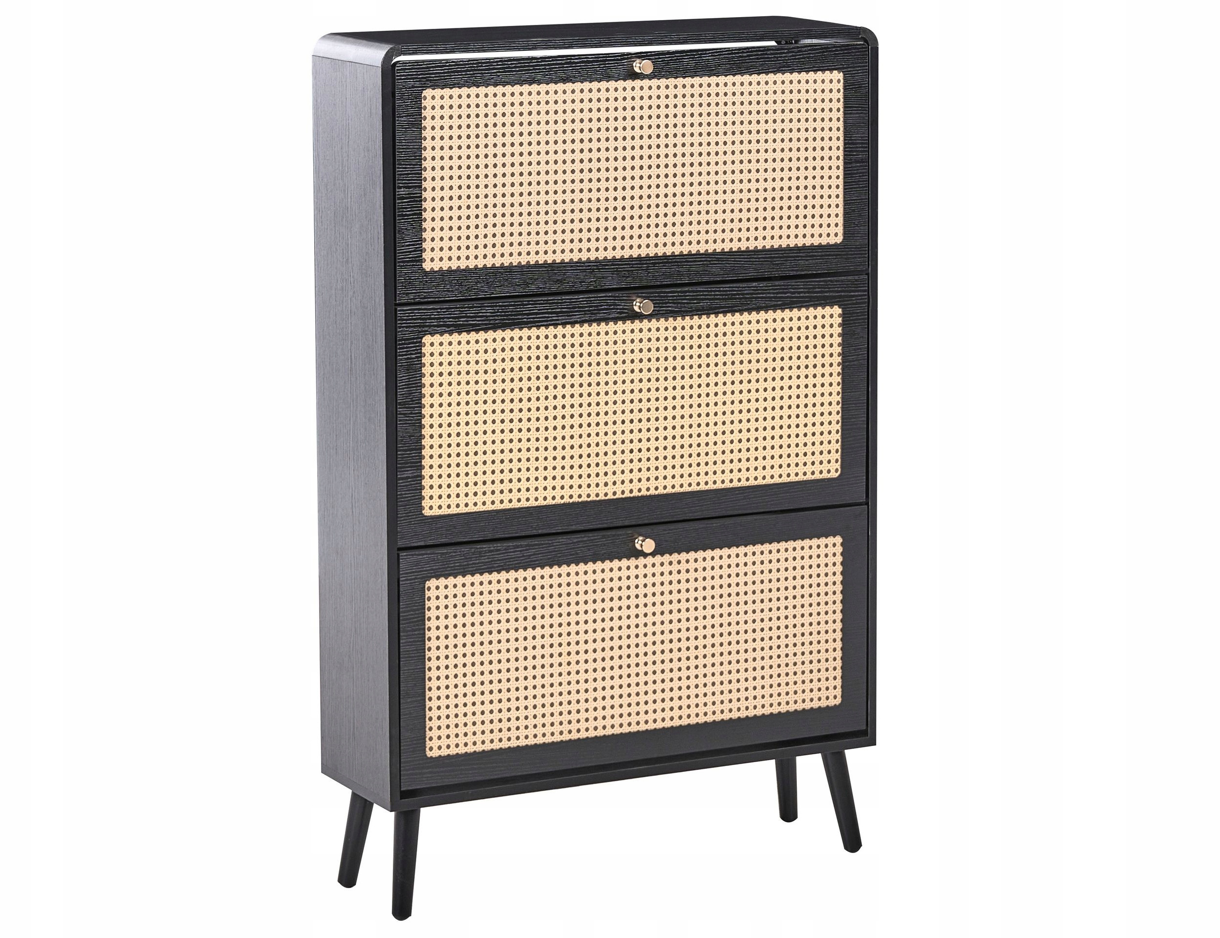 Szafka na buty MOURA Czarny – Elegancja i funkcjonalność w Twoim przedpokoju