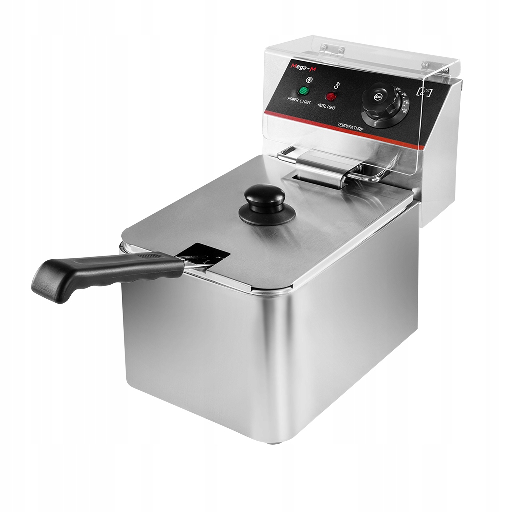 Frytownica Elektryczna 4L POJEDYNCZA Gastronomiczna Mega-M – Wydajność i jakość w Twojej kuchni