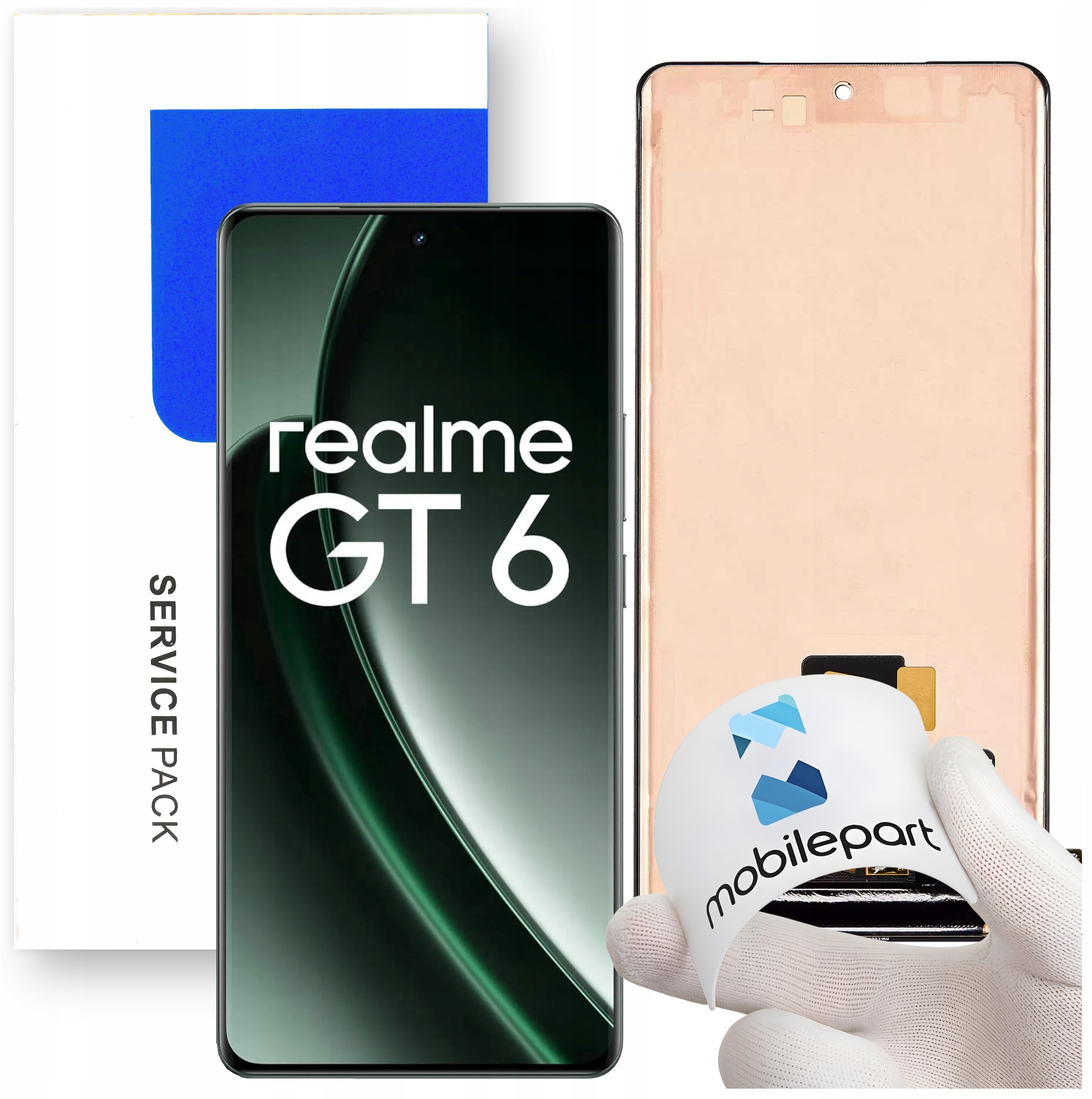 Wyświetlacz do Realme GT 6 LCD RMX3851 – Oryginalny ekran Mobilepart