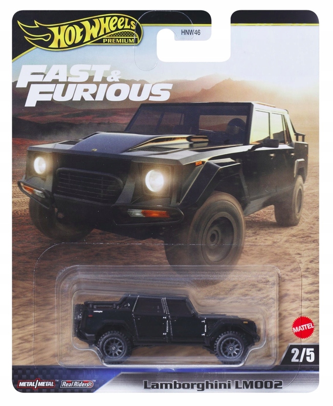Hot Wheels Fast & Furious Lamborghini LM002 – Kolekcjonerski model w skali 1:64
