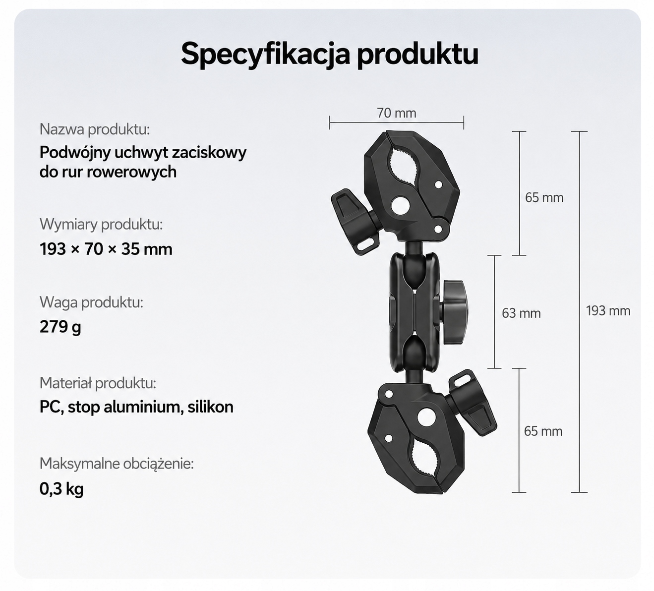 Uniwersalne zastosowanie uchwytu pomocniczego
