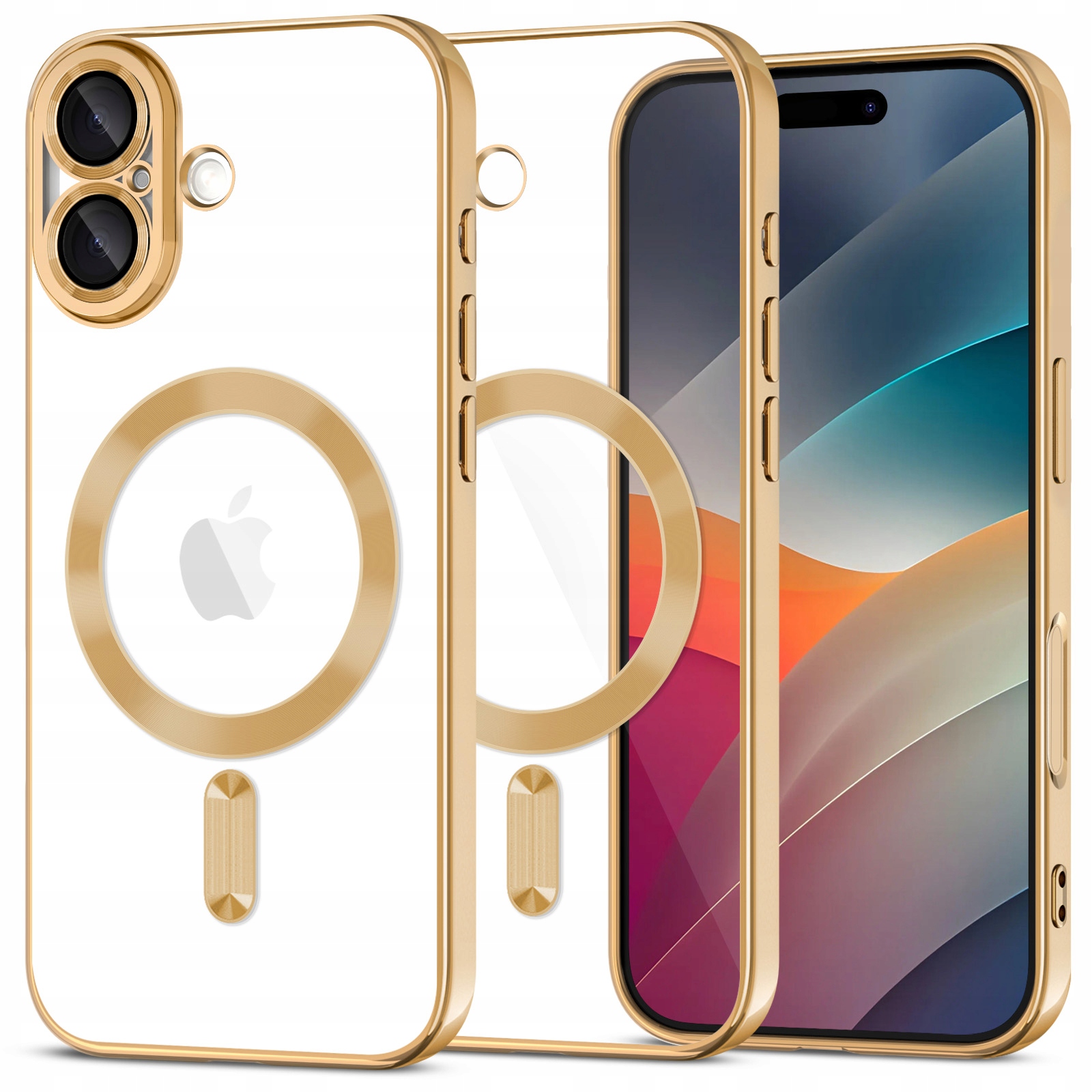 Etui Tech-Protect MagFlex MagSafe do Apple iPhone 17 Shiny Gold – Elegancka ochrona dla Twojego telefonu