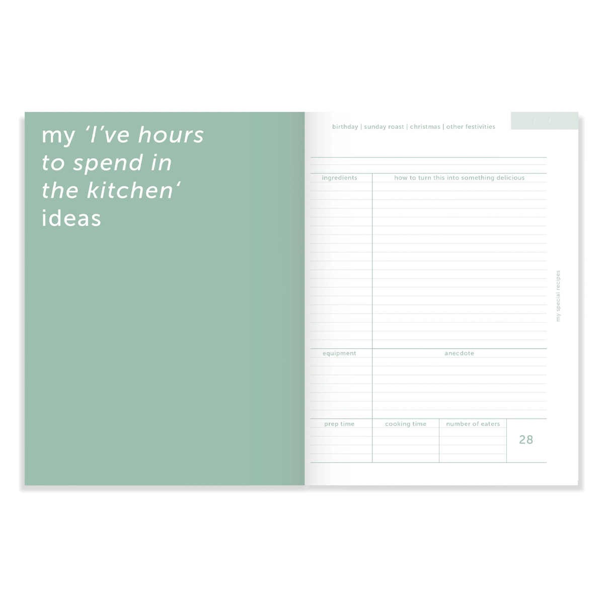 Dedykowane pola do wpisania składników i kroków przygotowania