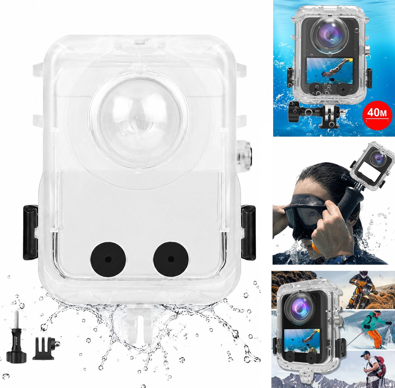 Obudowa Wodoodporna Podwodna Etui Do DJI Osmo 360 – Idealna do nurkowania i sportów wodnych