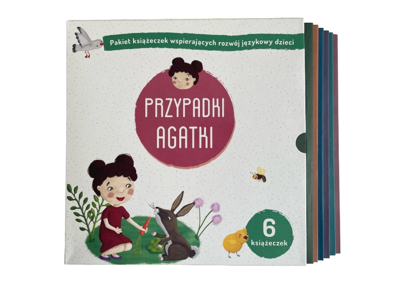 Przypadki Agatki. Zestaw 6 książeczek – Edukacyjna przygoda dla najmłodszych