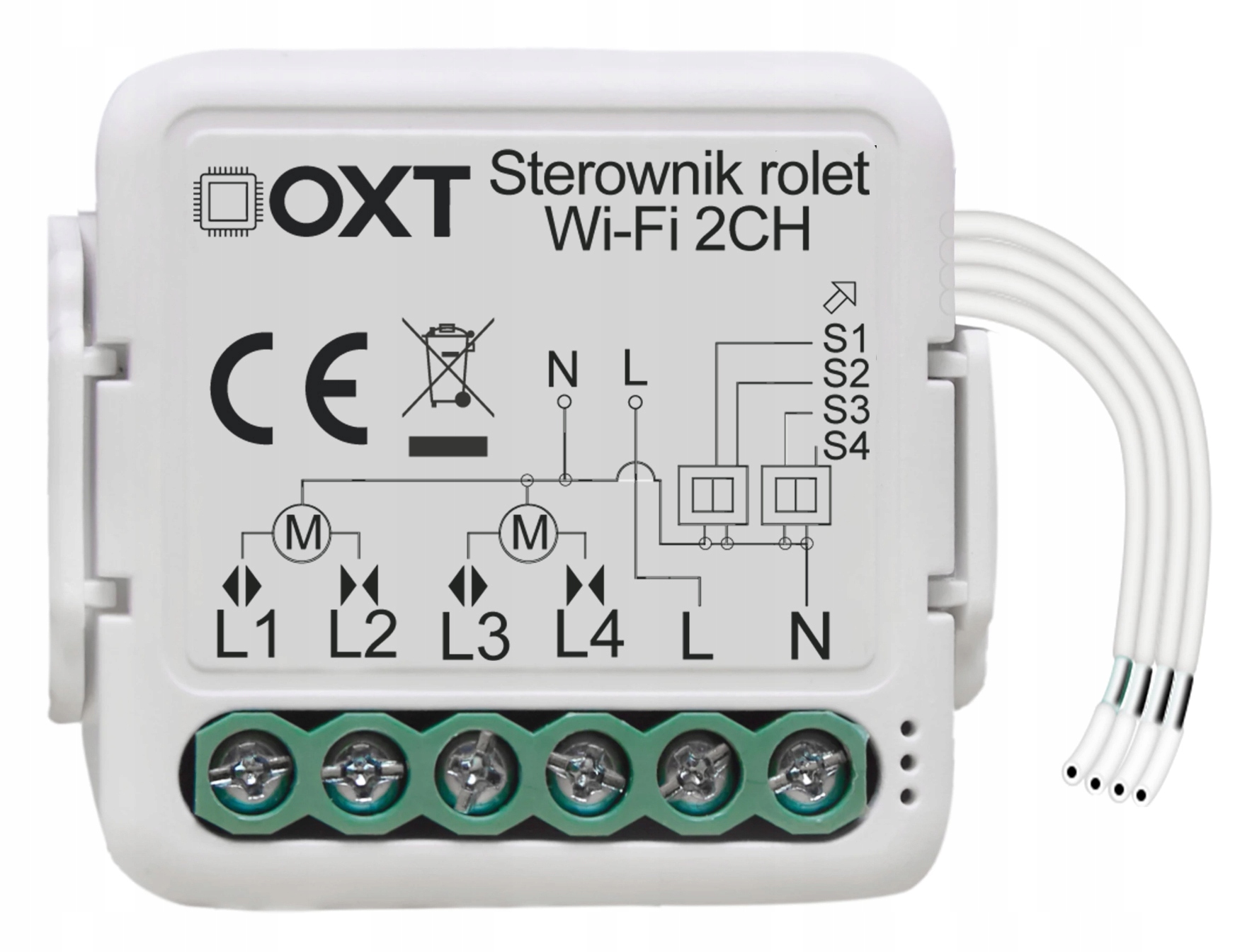Moduł OXT Mini Sterownik 2 Rolety WiFi TUYA – Inteligentne zarządzanie roletami