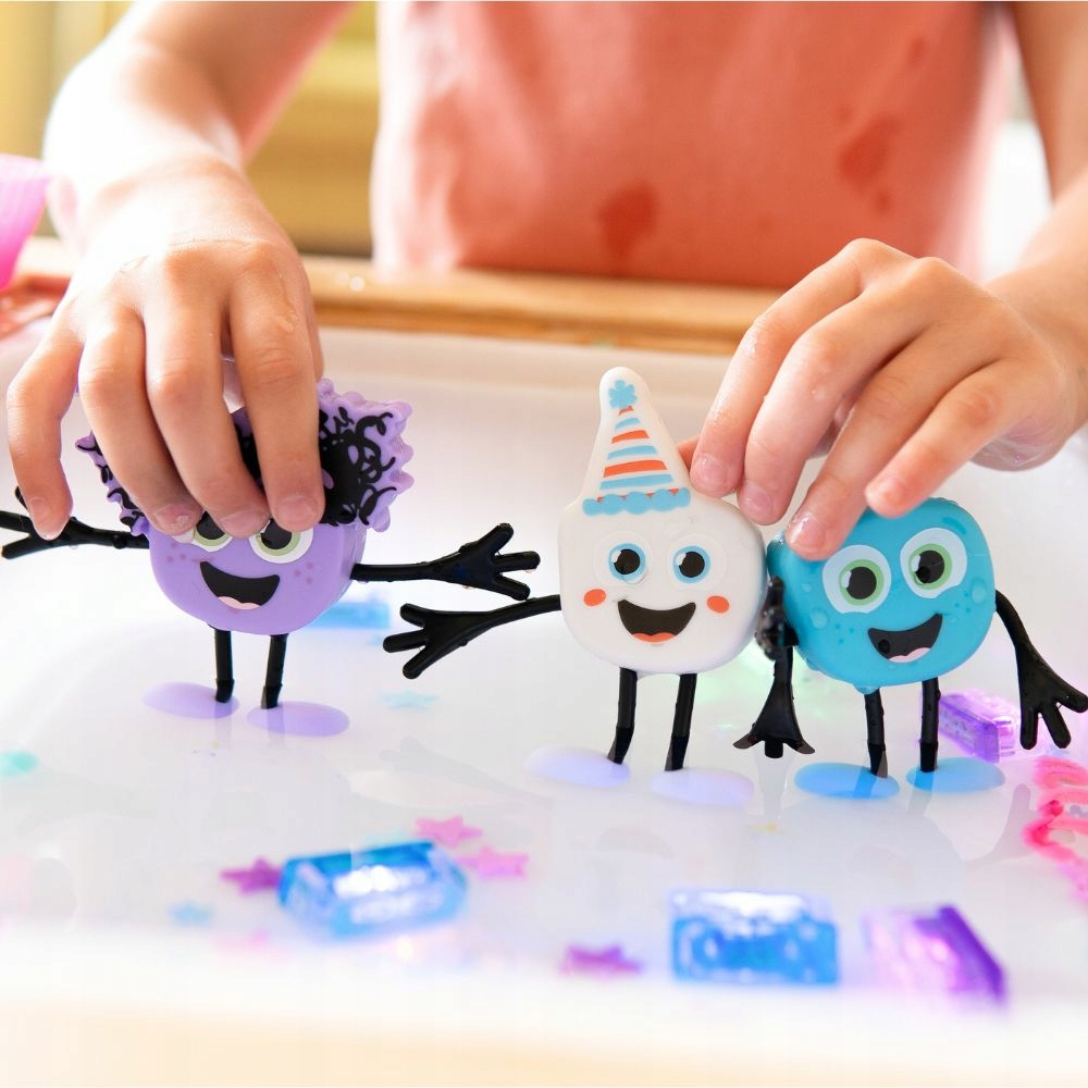 Kreatywna zabawa sensoryczna z kostkami Glo Pals