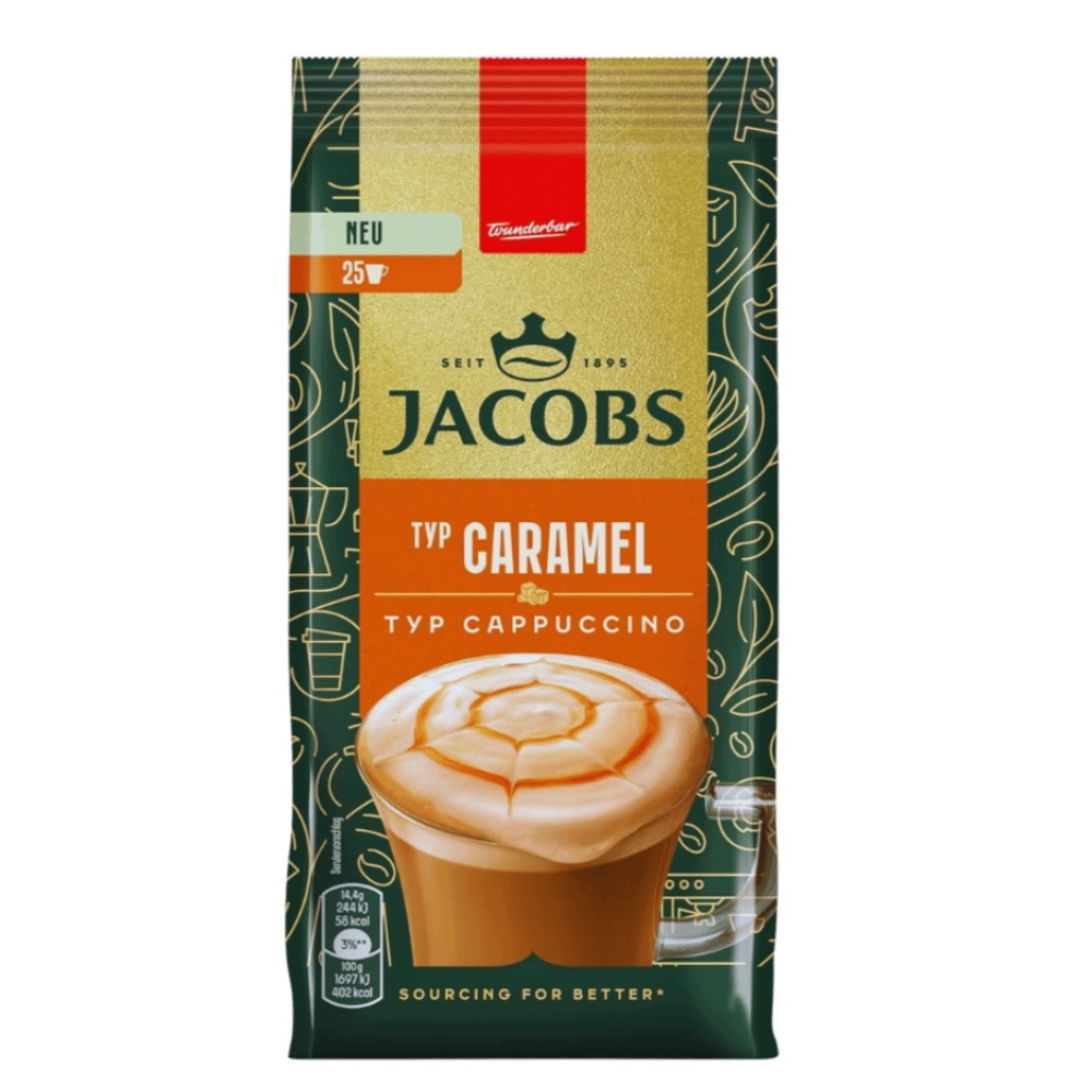 Kawa rozpuszczalna Cappuccino Caramel 360g – Doskonały smak i aromat