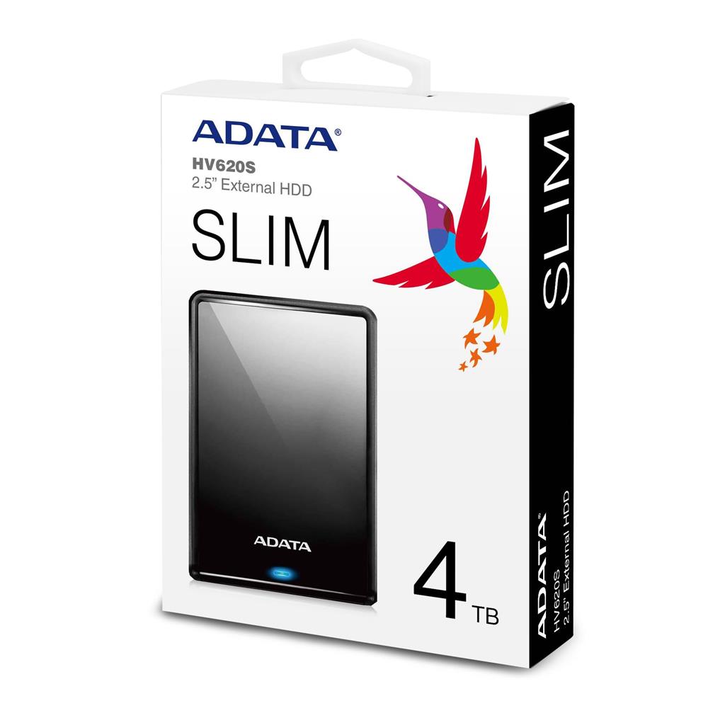 ADATA HV620S 4TB – Elegancki dysk zewnętrzny do przenoszenia danych