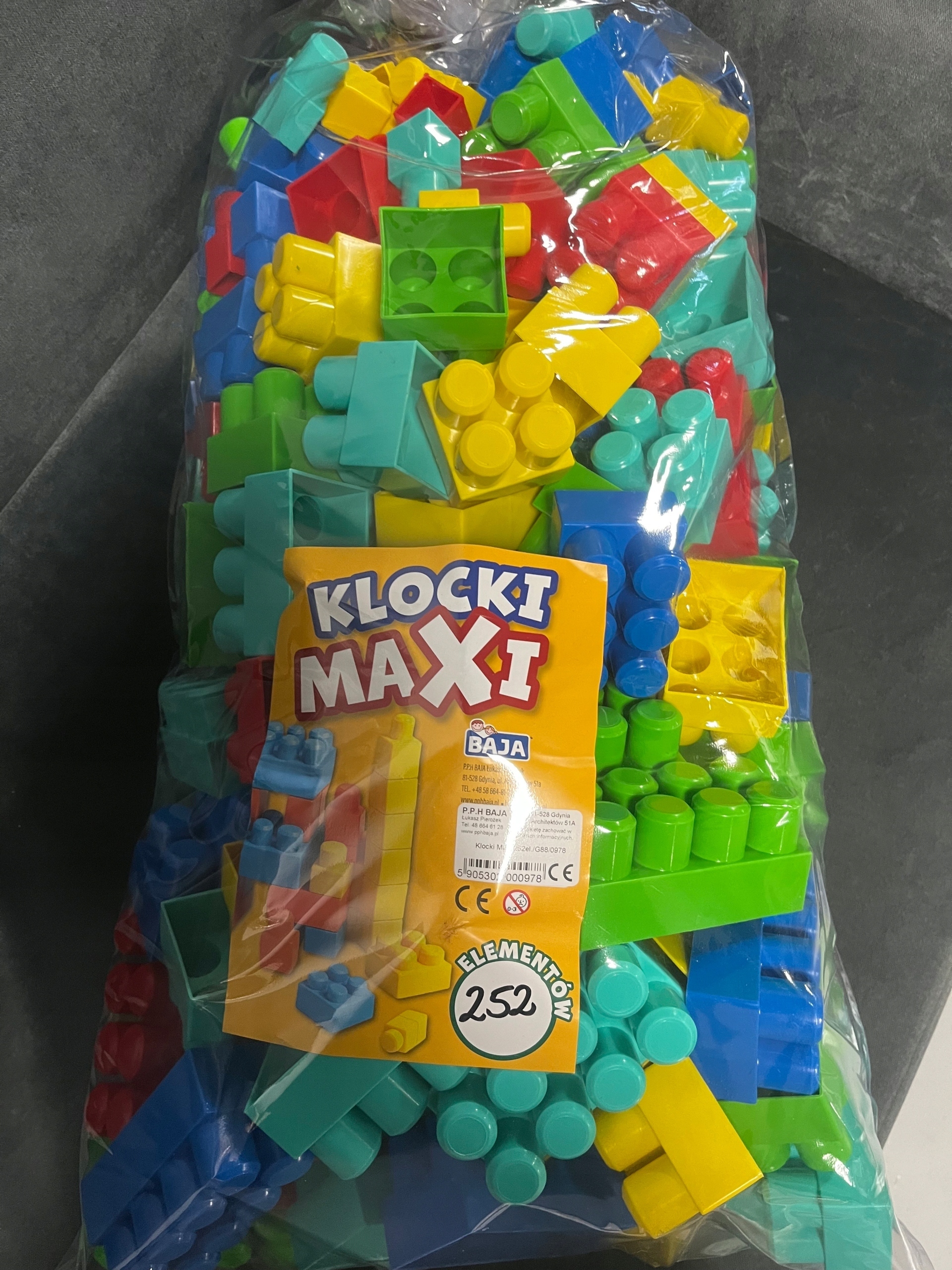 Klocki Maxi 252el G88/0978 00978 – Kreatywna zabawa dla najmłodszych