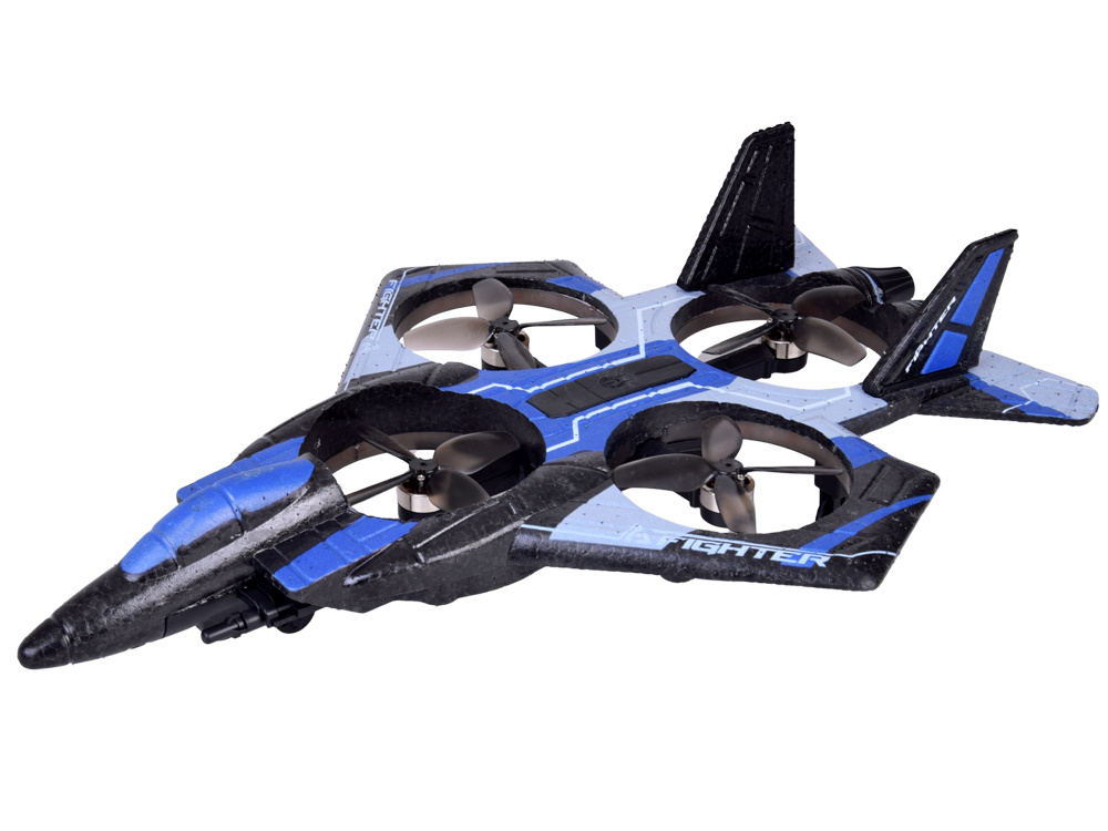 Strzelający DRON Combat - zdalne sterowanie rękawicą i pilotem RC0750