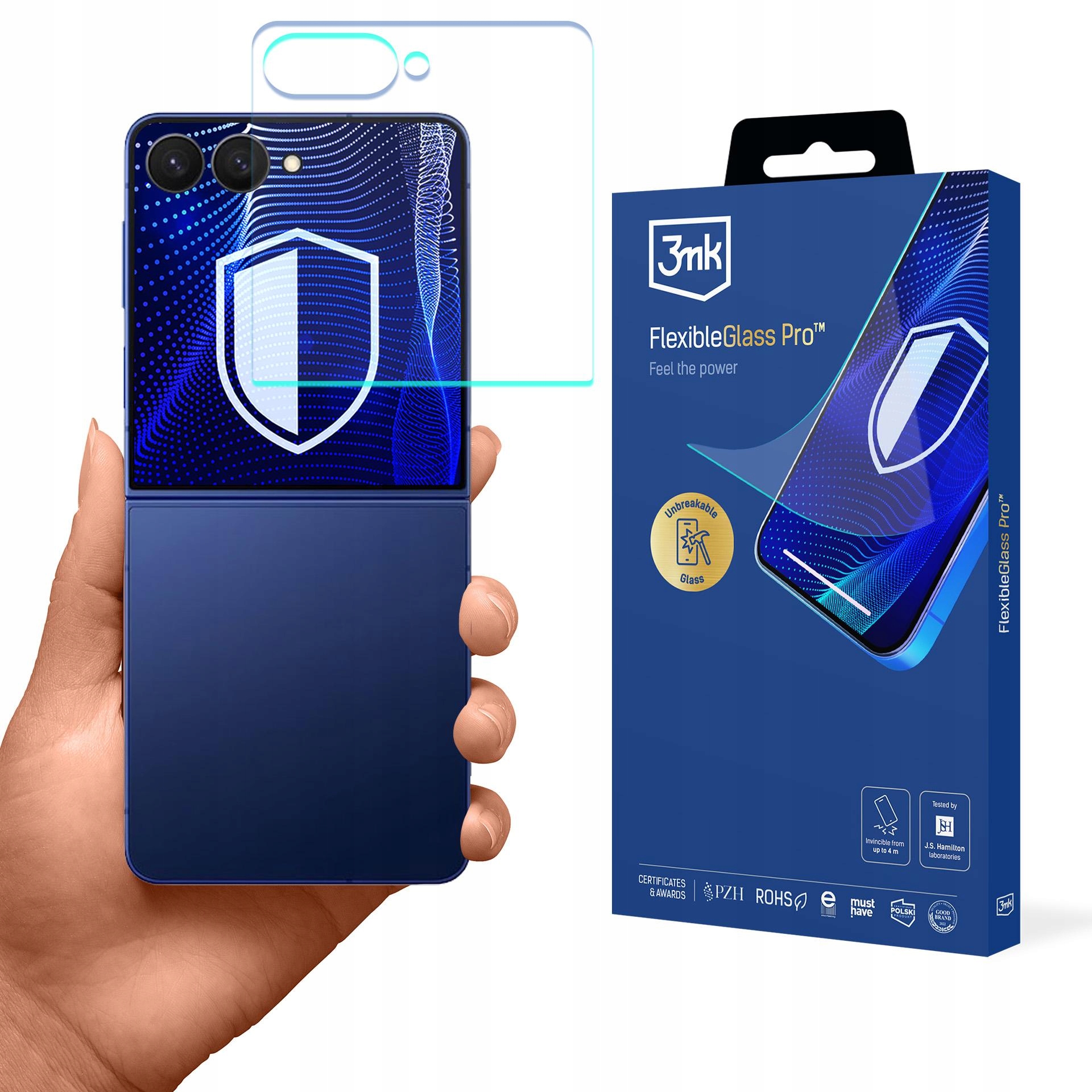 Samsung Galaxy Z Flip 7 – Ochrona ekranu z 3mk FlexibleGlass Pro