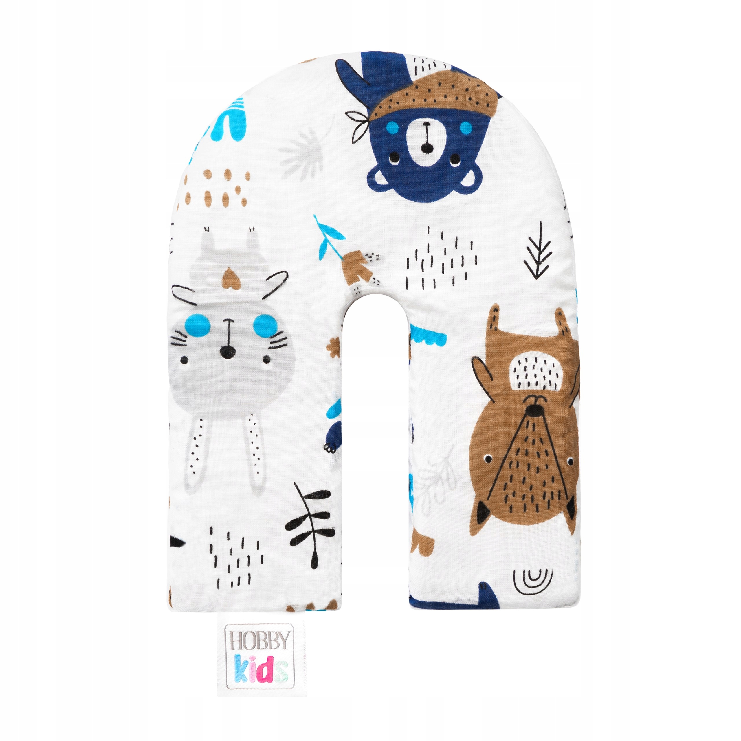 Ochraniacz łóżeczka 'U' Miś i Lis – Bezpieczny sen Twojego dziecka