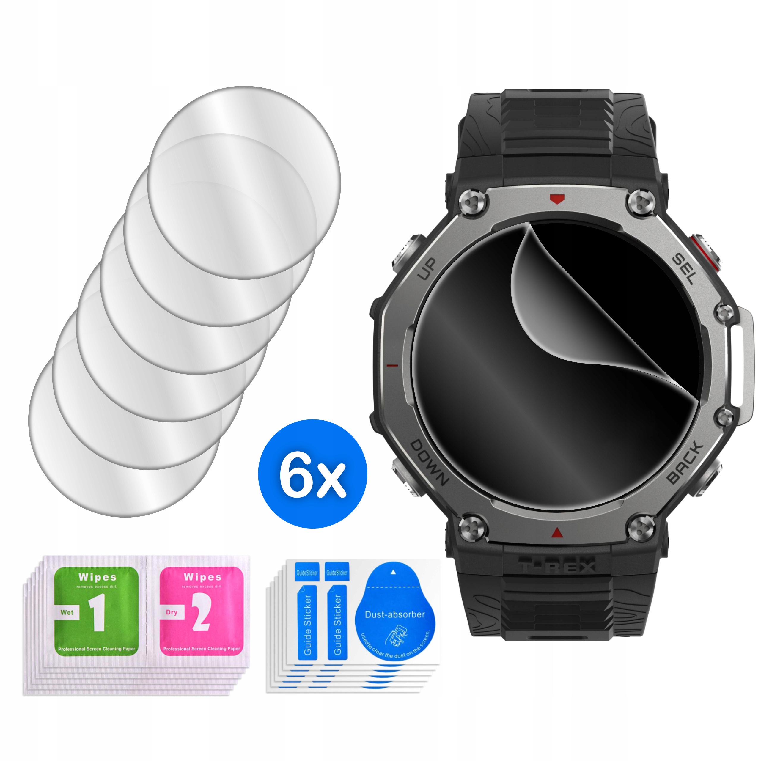 Folia do Amazfit T-Rex 3 – Hydrożelowa ochrona ekranu 3D