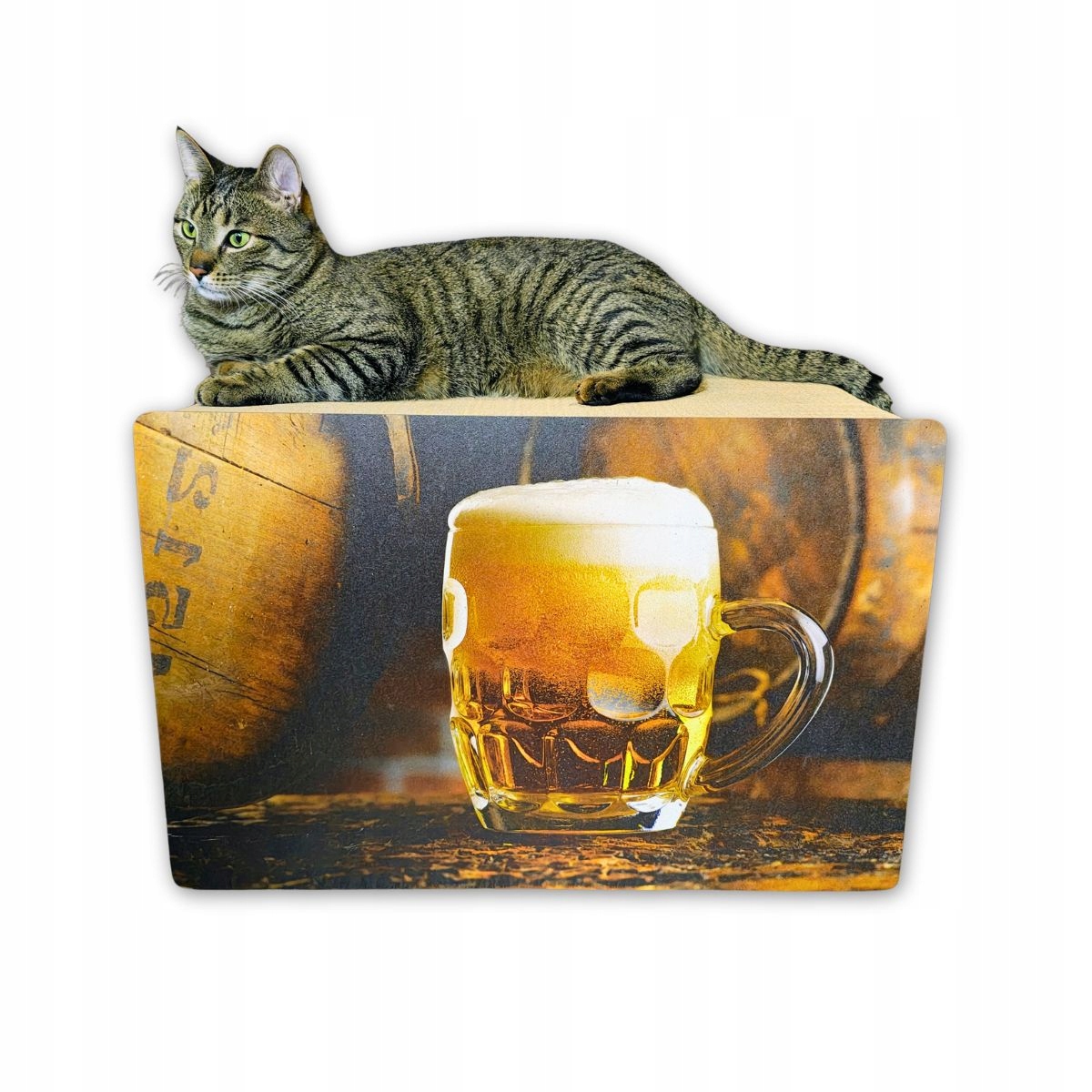 Drapak dla kota Mruu&Pruu Piwo 59x39x27 cm – Idealne legowisko i zabawka