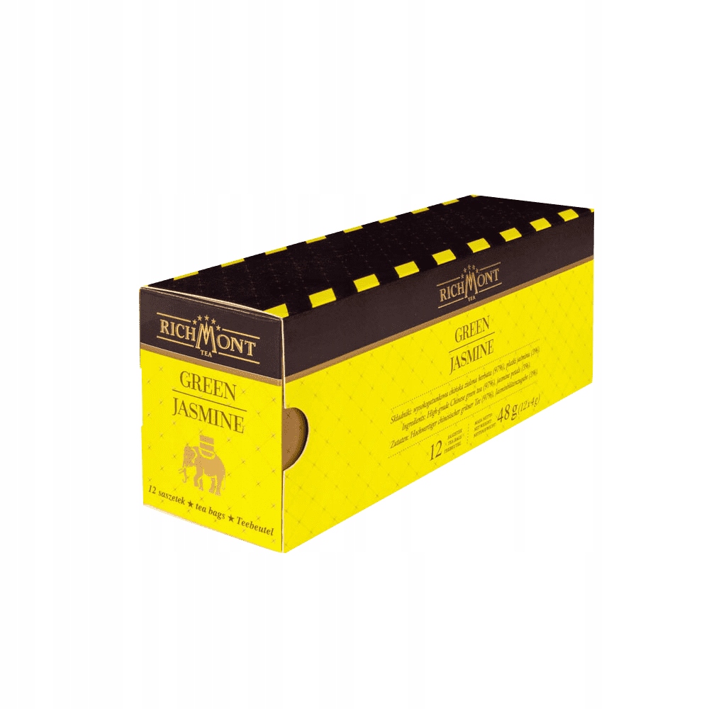 Richmont Herbata Richmont Green Jasmine 12x4g – Naturalna tradycyjna herbata jaśminowa
