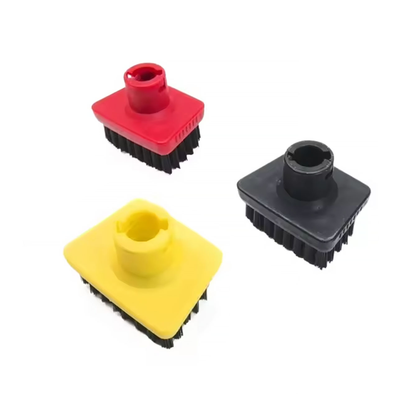 Zestaw 3 kwadratowych szczotek do parownicy Karcher SC1–SC5 – Efektywne czyszczenie w Twoim domu