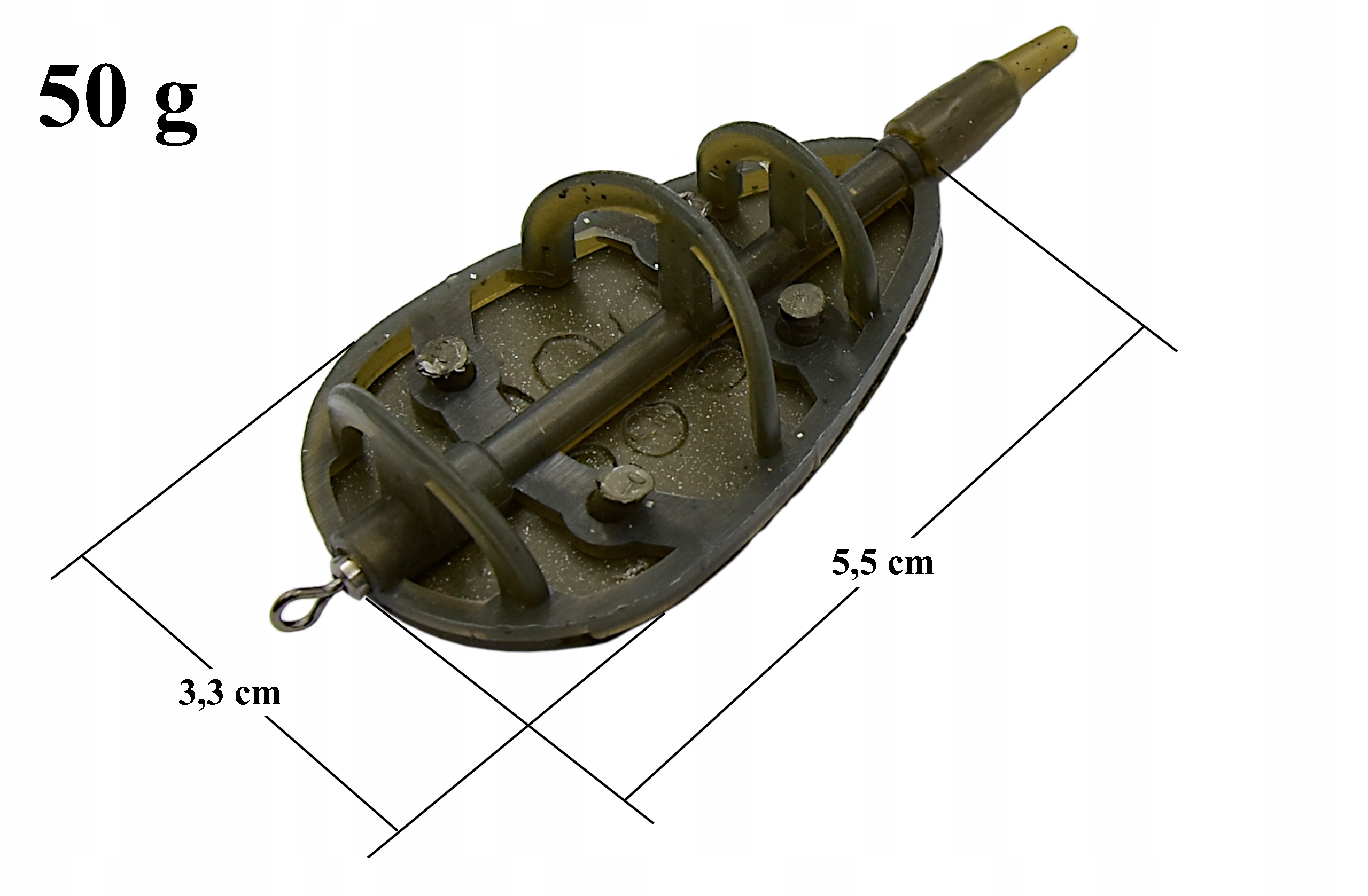 Aerodynamiczna prezentacja przynęty