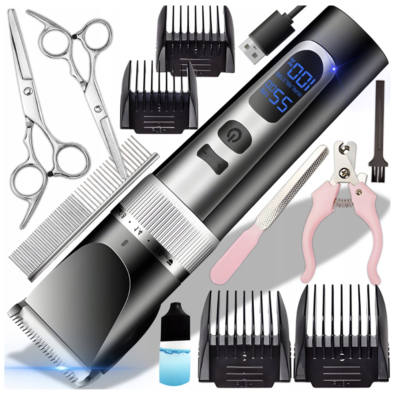 Zestaw akcesoriów – Wszystko, co potrzebne do pielęgnacji sierści