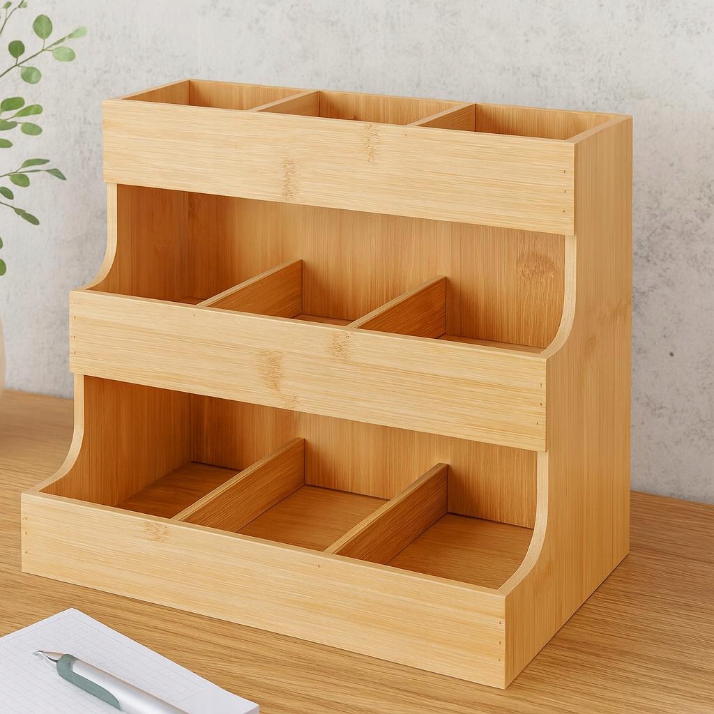 Praktyczny i stylowy – Dlaczego warto wybrać bambusowy organizer?