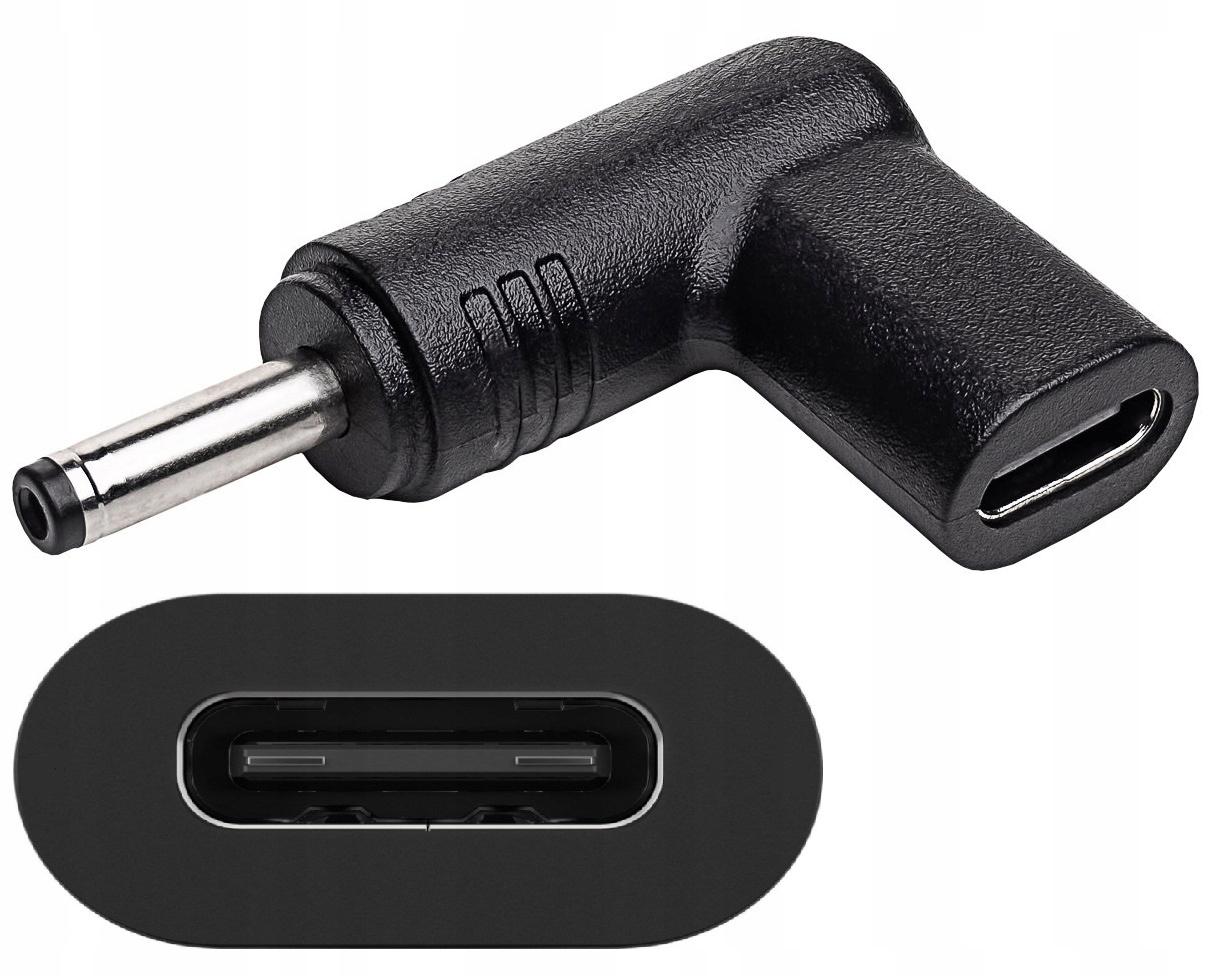 Zasilacz do laptopa Akyga AK-ND-C05 – Przejściówka USB-C / 3.5 x 1.35 mm