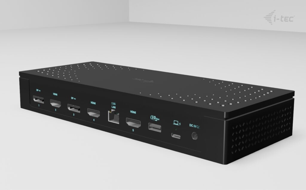 Obsługa pięciu monitorów 4K/60Hz z DisplayLink DL7400