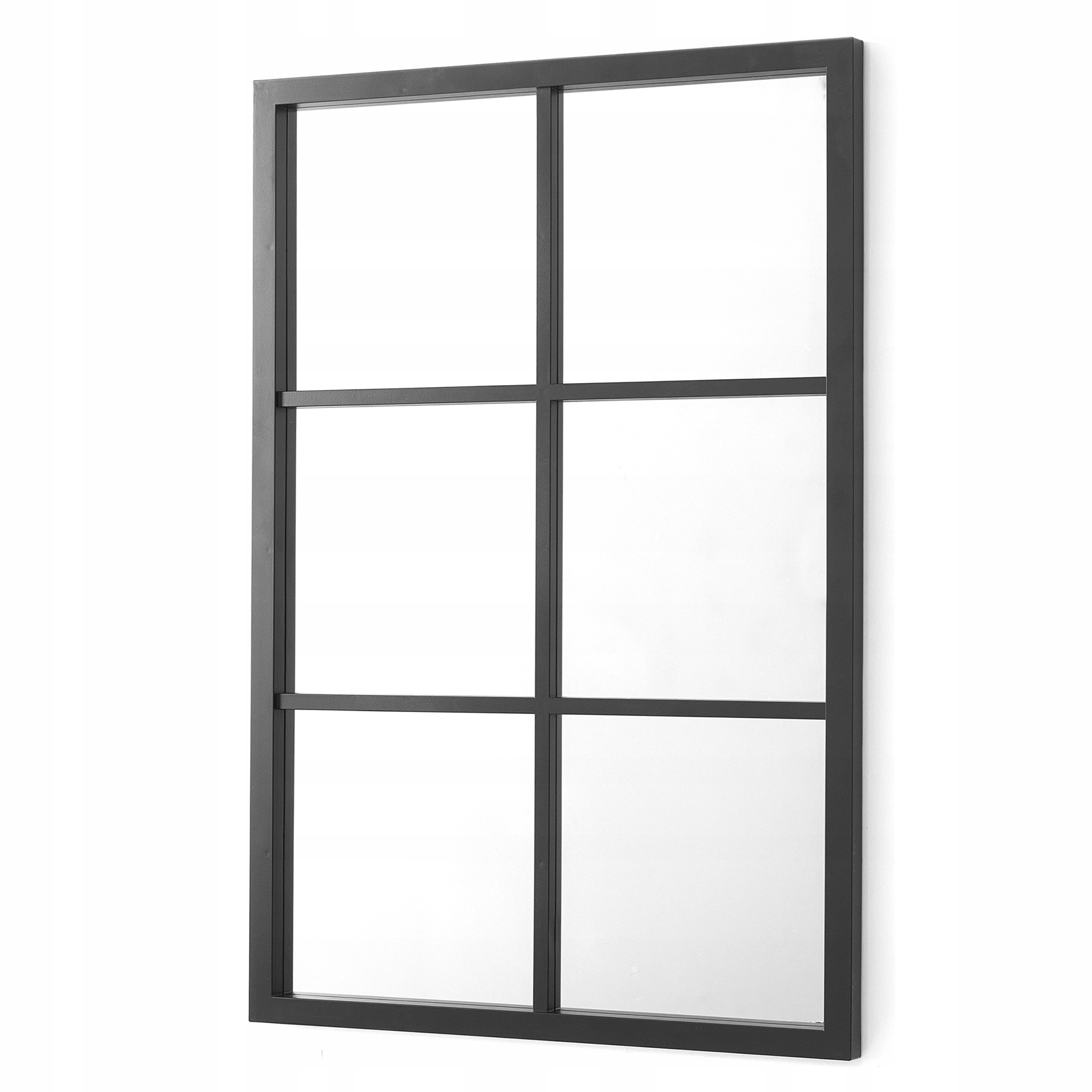 Lustro prostokątne ze szprosami 71 x 49 cm – Elegancja i funkcjonalność w Twoim wnętrzu