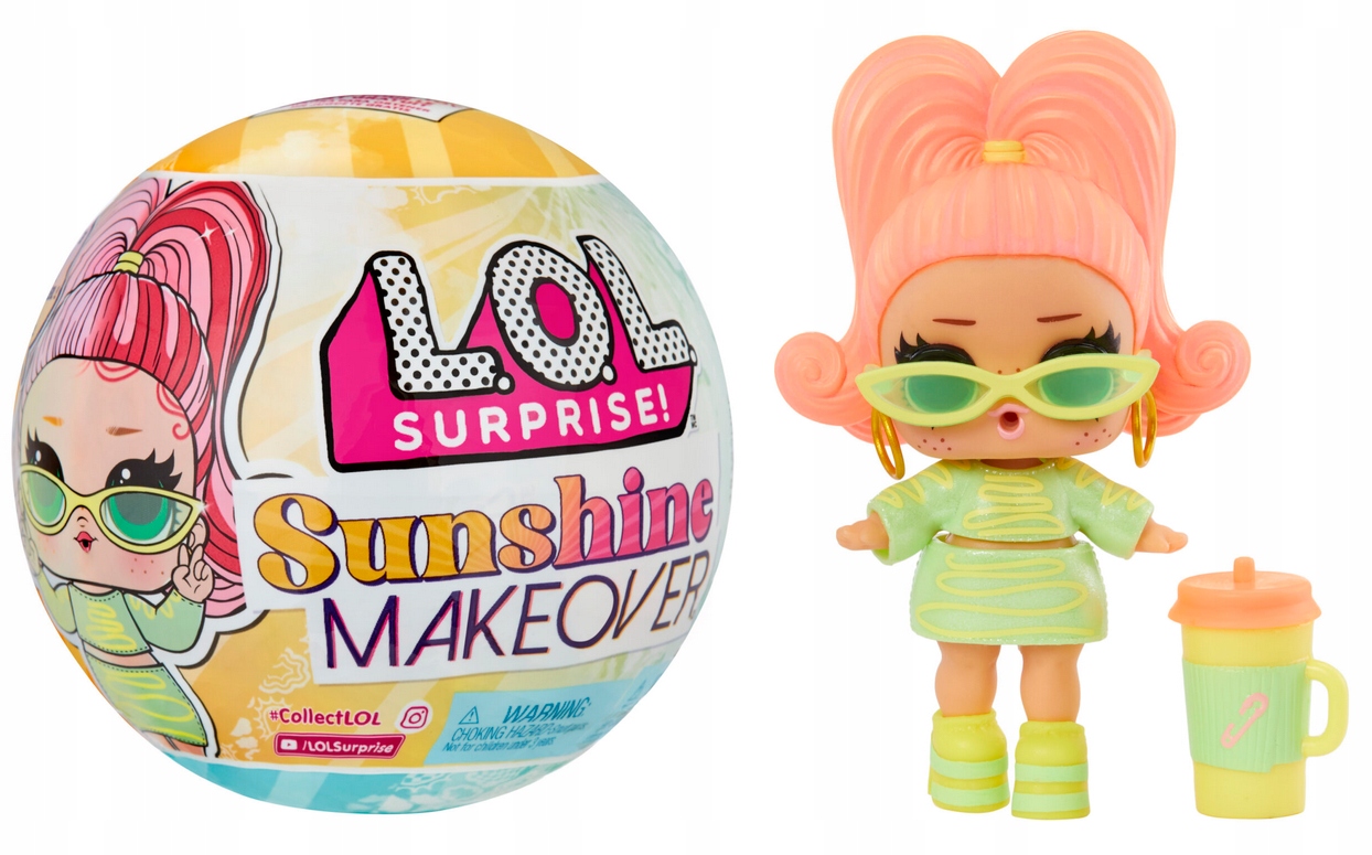 Lalka L.O.L. Surprise! Sunshine Makeover 12 Części – Idealna zabawa dla dzieci