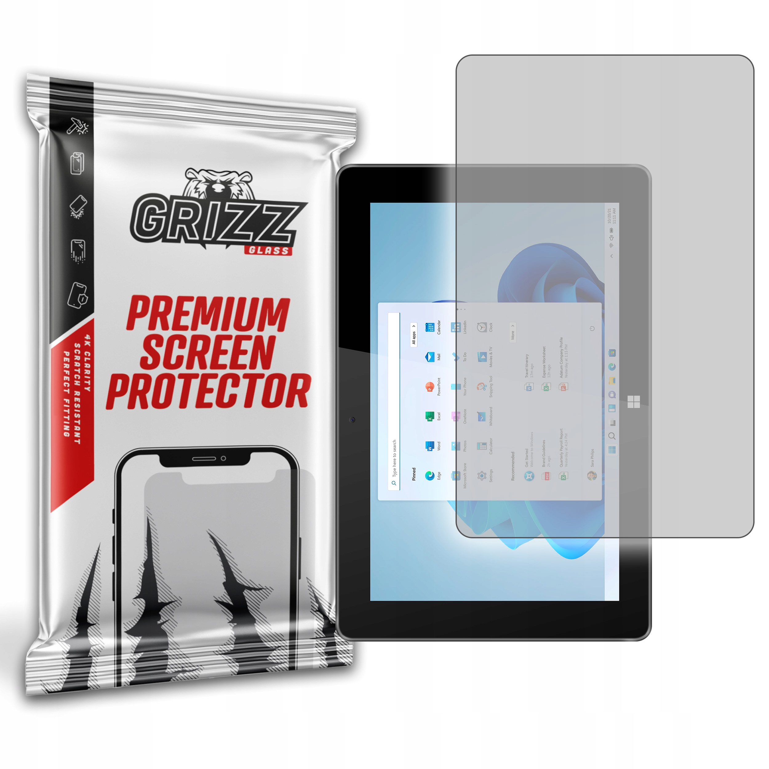 GrizzGlass Folia matowa GrizzGlass PaperScreen do Kruger Matz Edge 1089 / 1089S – Ochrona ekranu na najwyższym poziomie