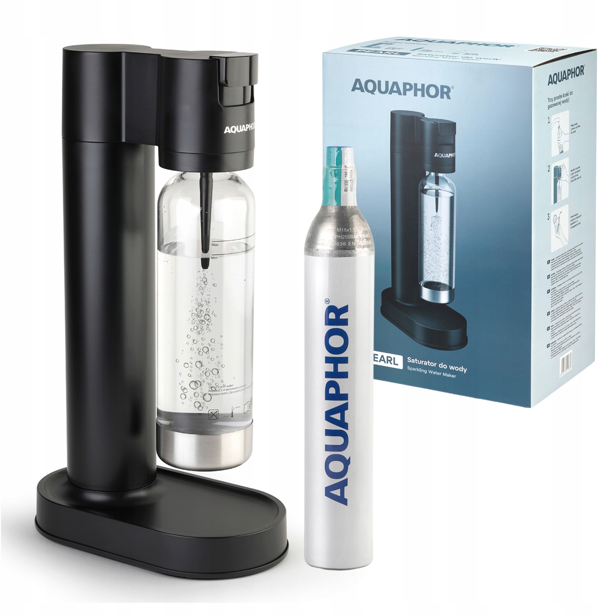 Zestaw Saturator AQUAPHOR PEARL + Filtr do Wody Odwrócona Osmoza MORION RO – Twoje źródło zdrowej wody