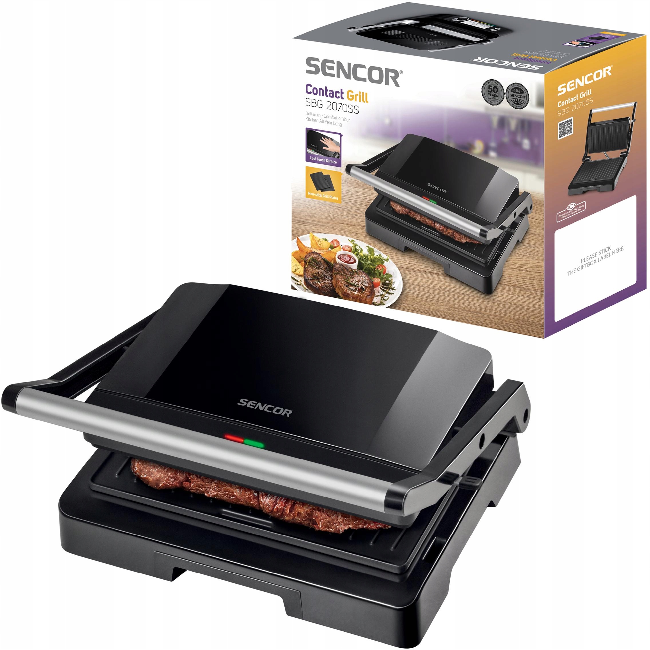 Grill elektryczny Sencor SBG 2070SS – Idealne rozwiązanie do grillowania w każdych warunkach