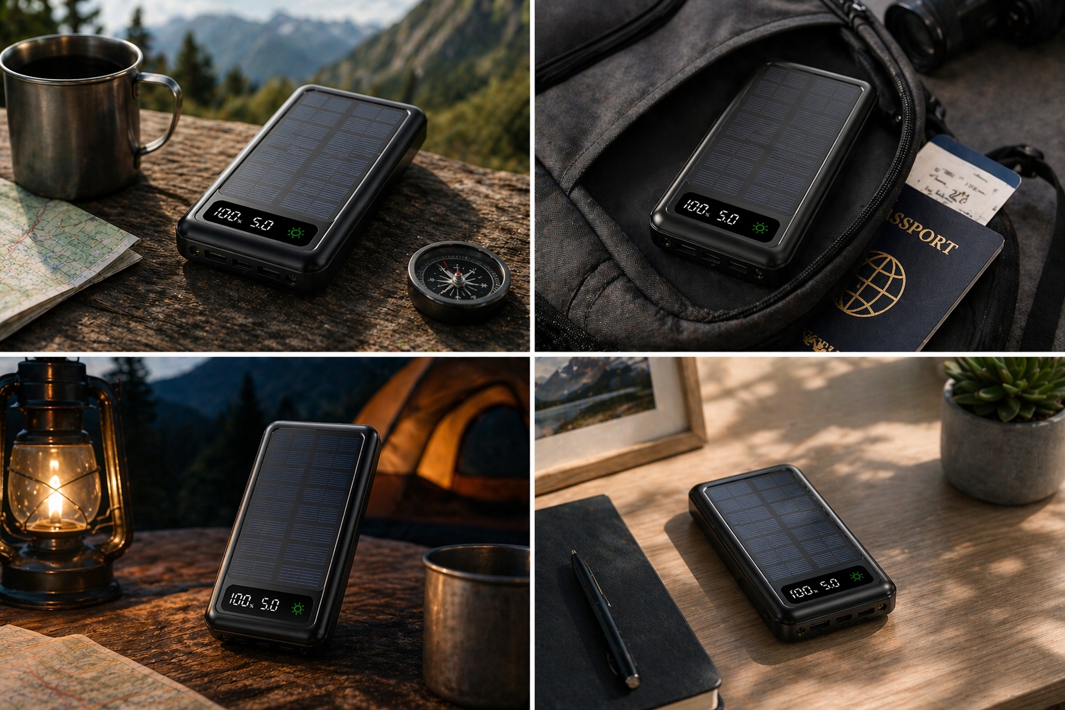 Niezawodność w podróży – Powerbank z funkcją ładowania solarnego