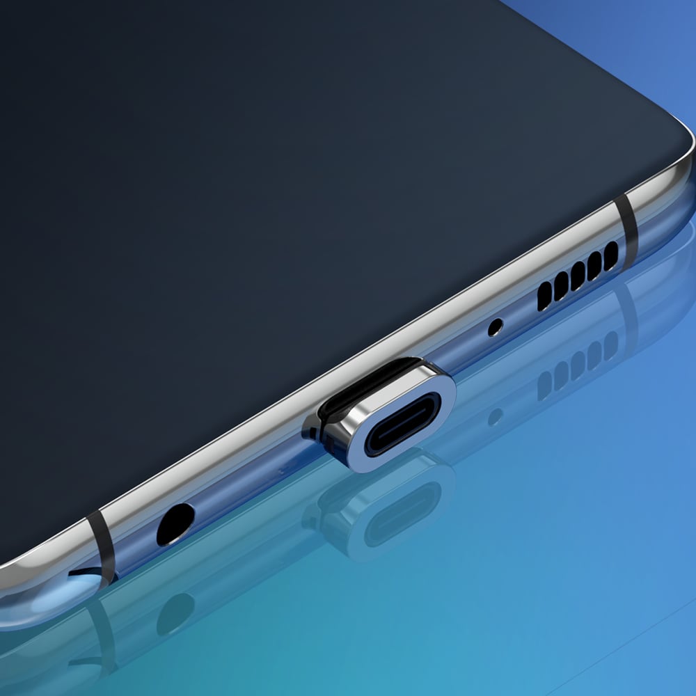 Kabel Magnetyczny Lightning do iPhone 1 metr TOPK Konstrukcja oplot magnetyczna końcówka