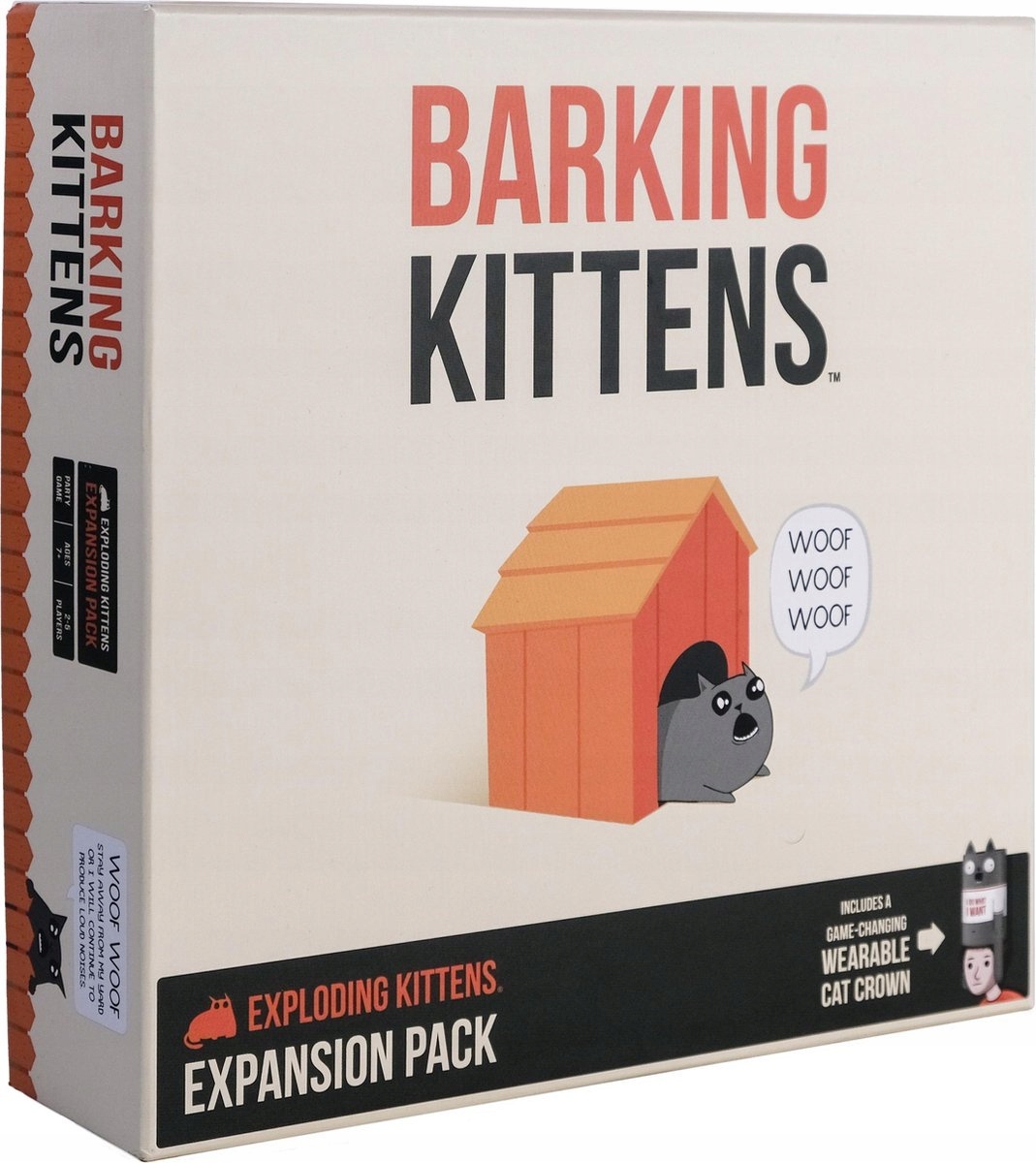Exploding Kittens: Barking Kittens – Rozszerzenie do popularnej gry planszowej