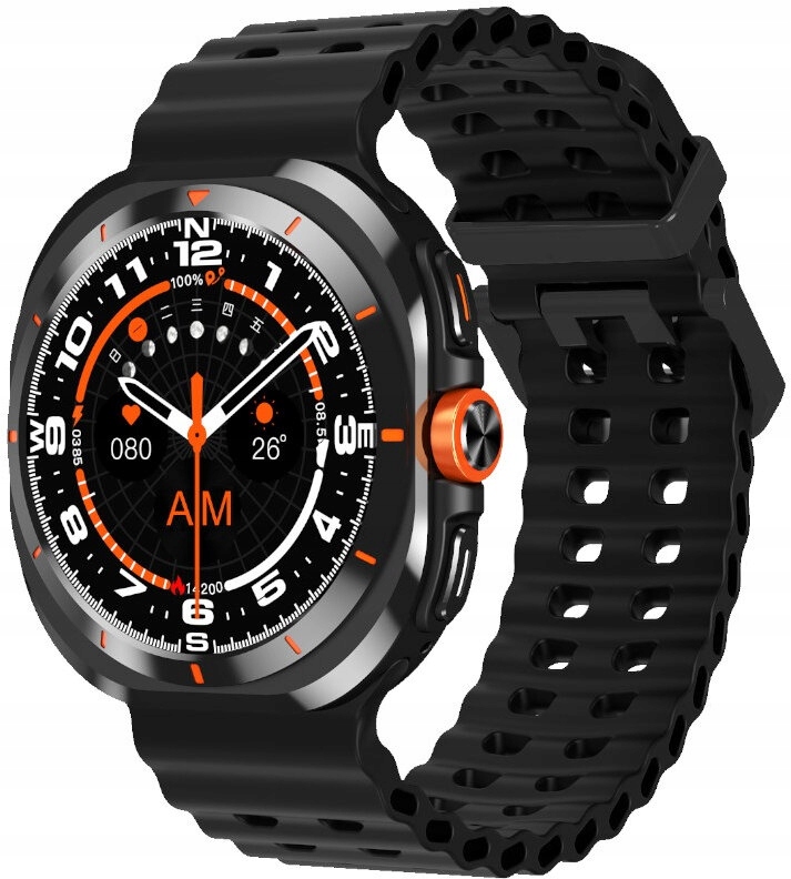 Smartwatch Zegarek Watch GPS Czarny Amoled Pro – Twoje centrum dowodzenia