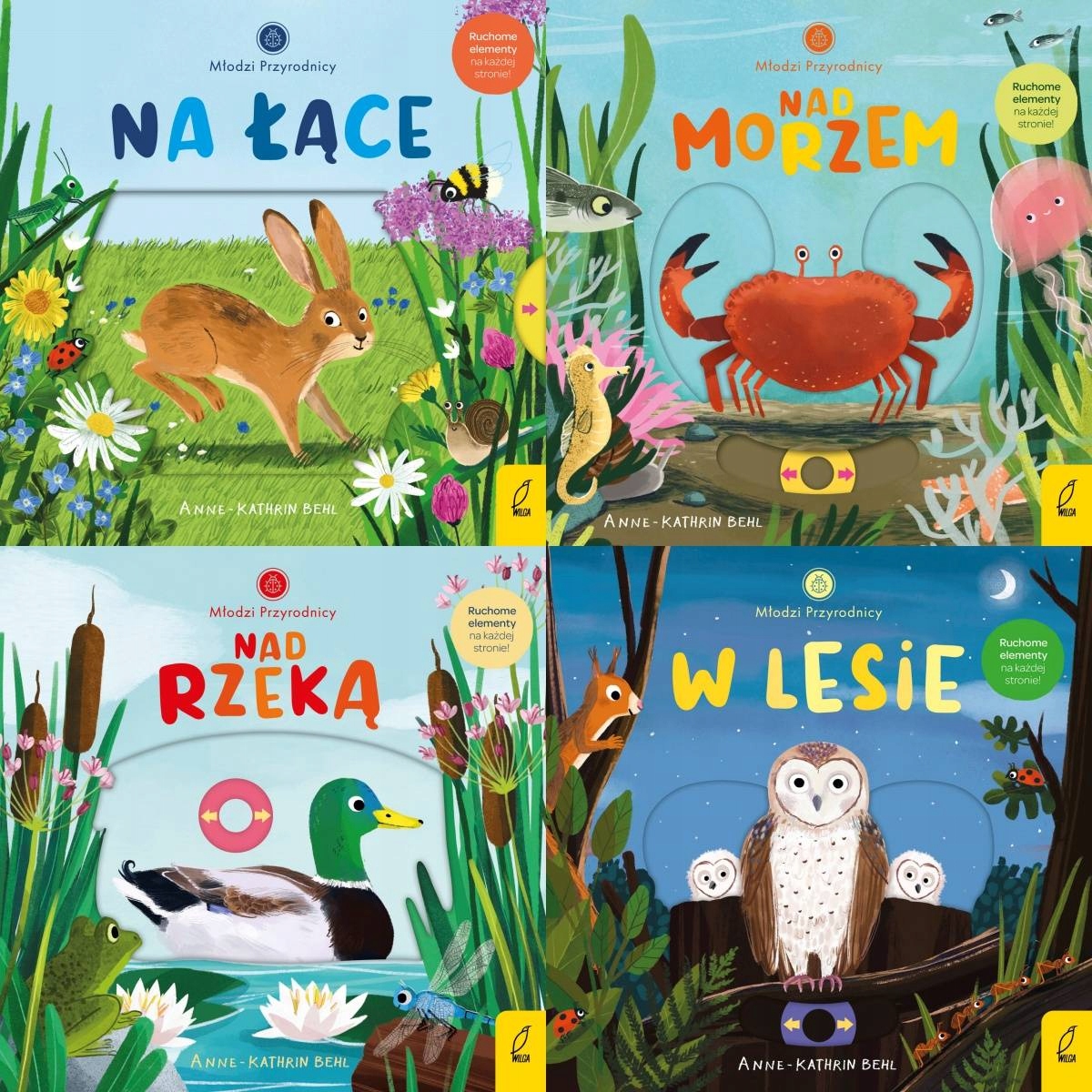 Seria książek o przyrodzie dla dzieci