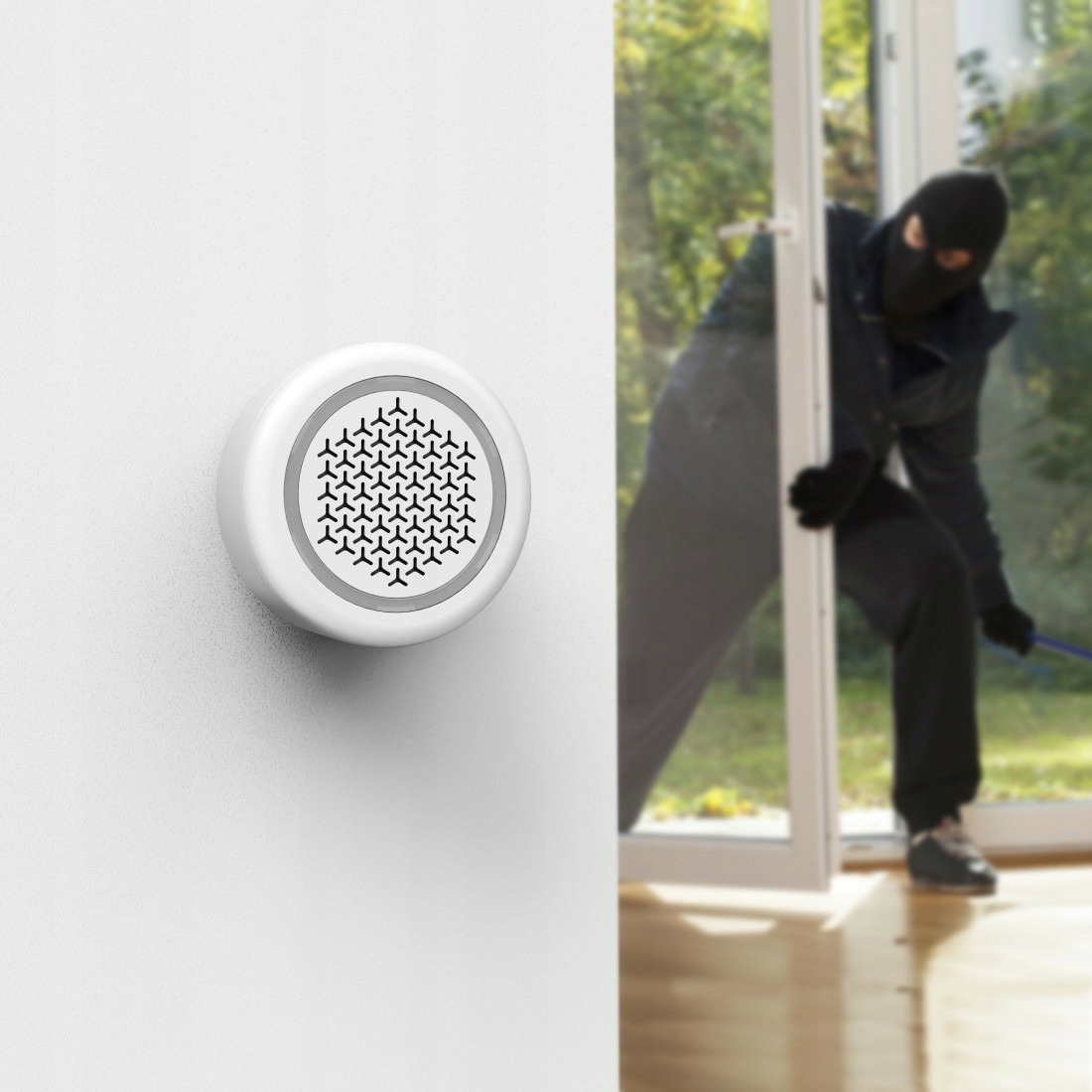 Głośność alarmu 97.4 dB – Skuteczna ochrona przed intruzami