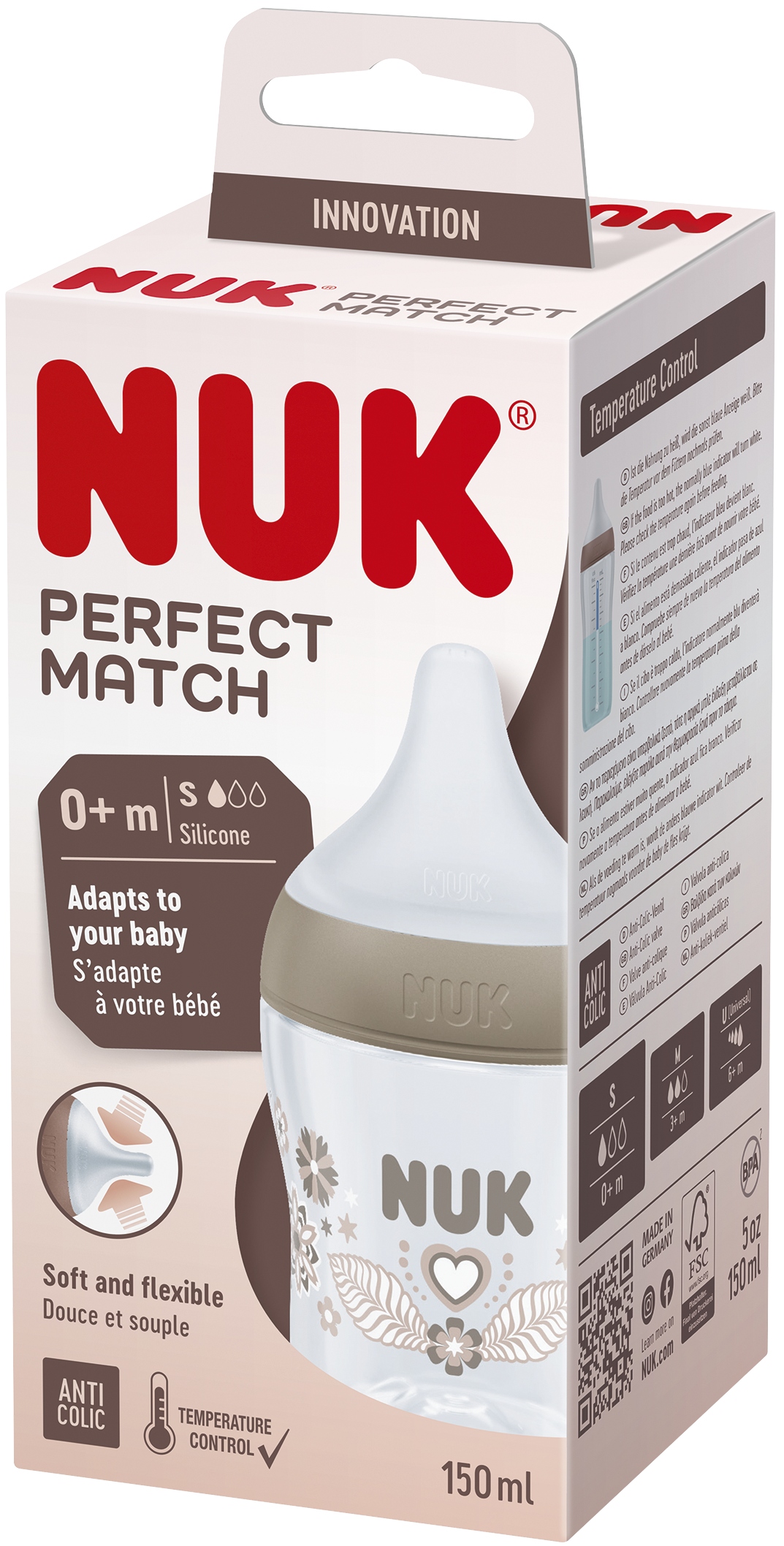 Akcesoria NUK Perfect Match – Możliwość łączenia z innymi produktami