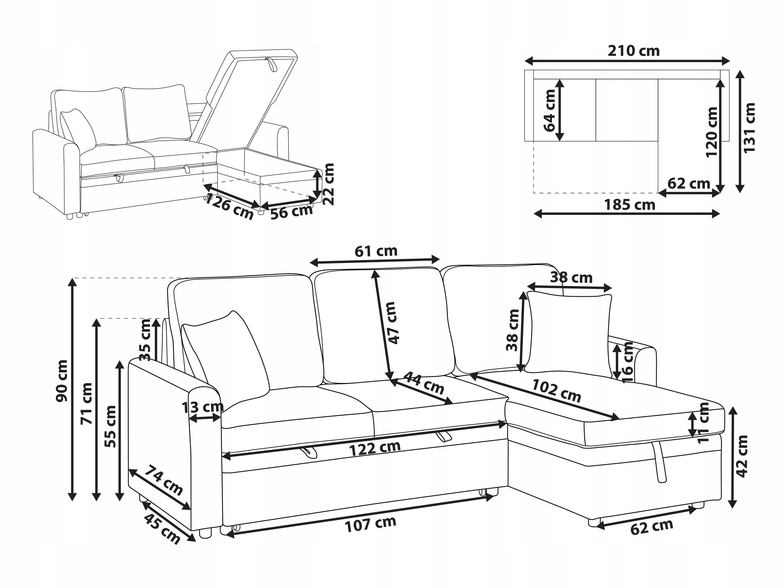 Praktyczne funkcje – Schowek i łatwe rozkładanie