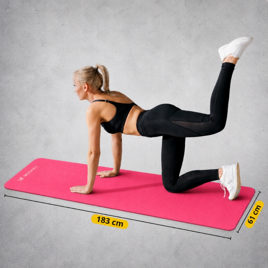 Mata do ćwiczeń WNSP-15R – Idealna do jogi i fitnessu