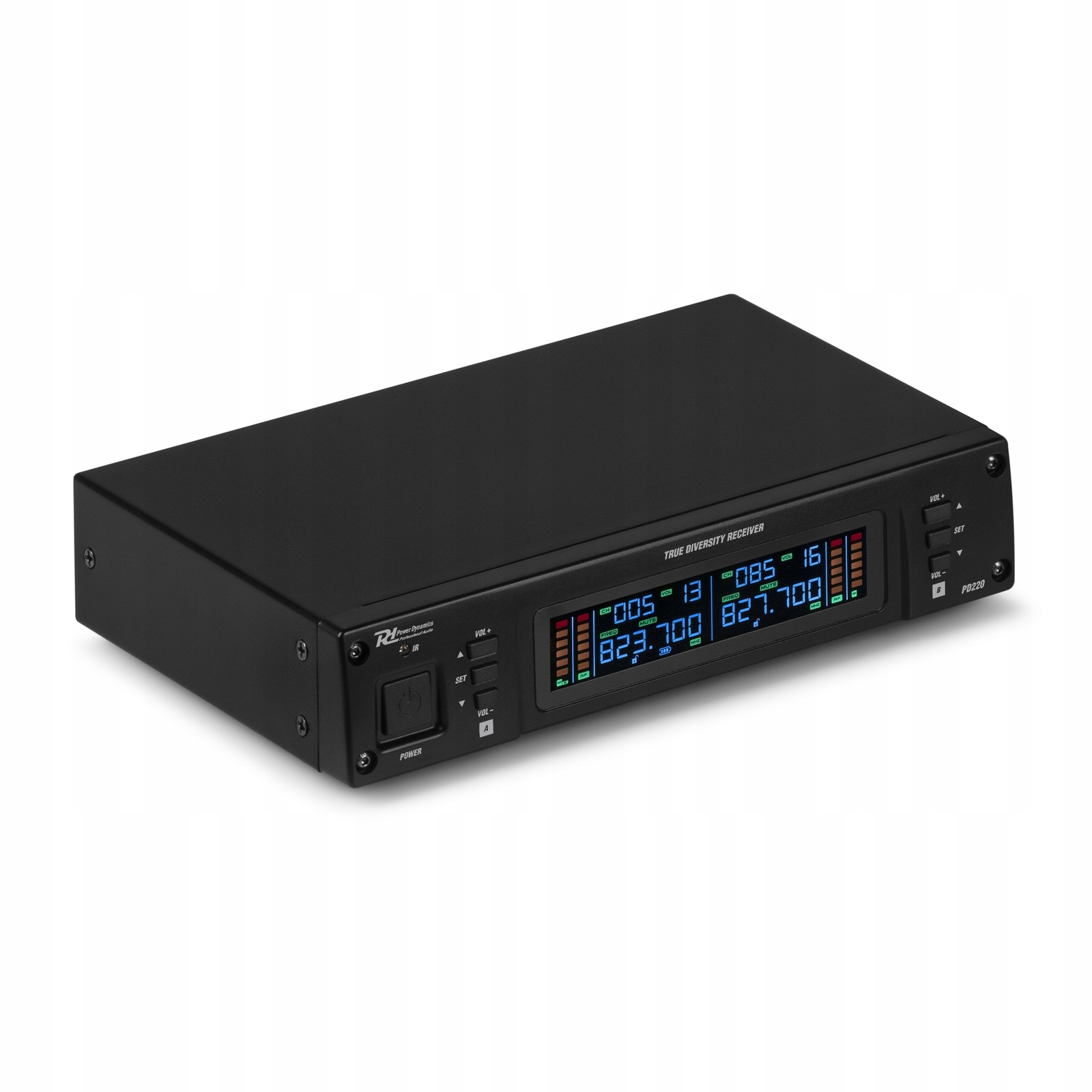 Zestaw mikrofonowy 2x 80 kanałowy UHF PD220 Power Dynamics – Idealny do wystąpień i nagrań