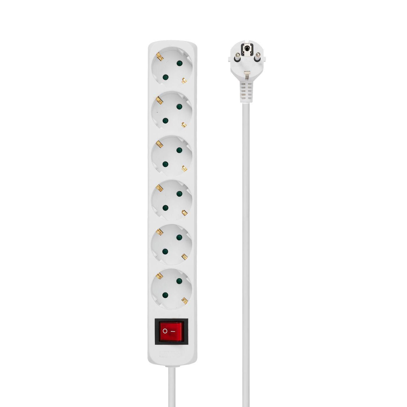 MicroConnect 6 gniazd Schuko 10 m – Wydajna listwa zasilająca
