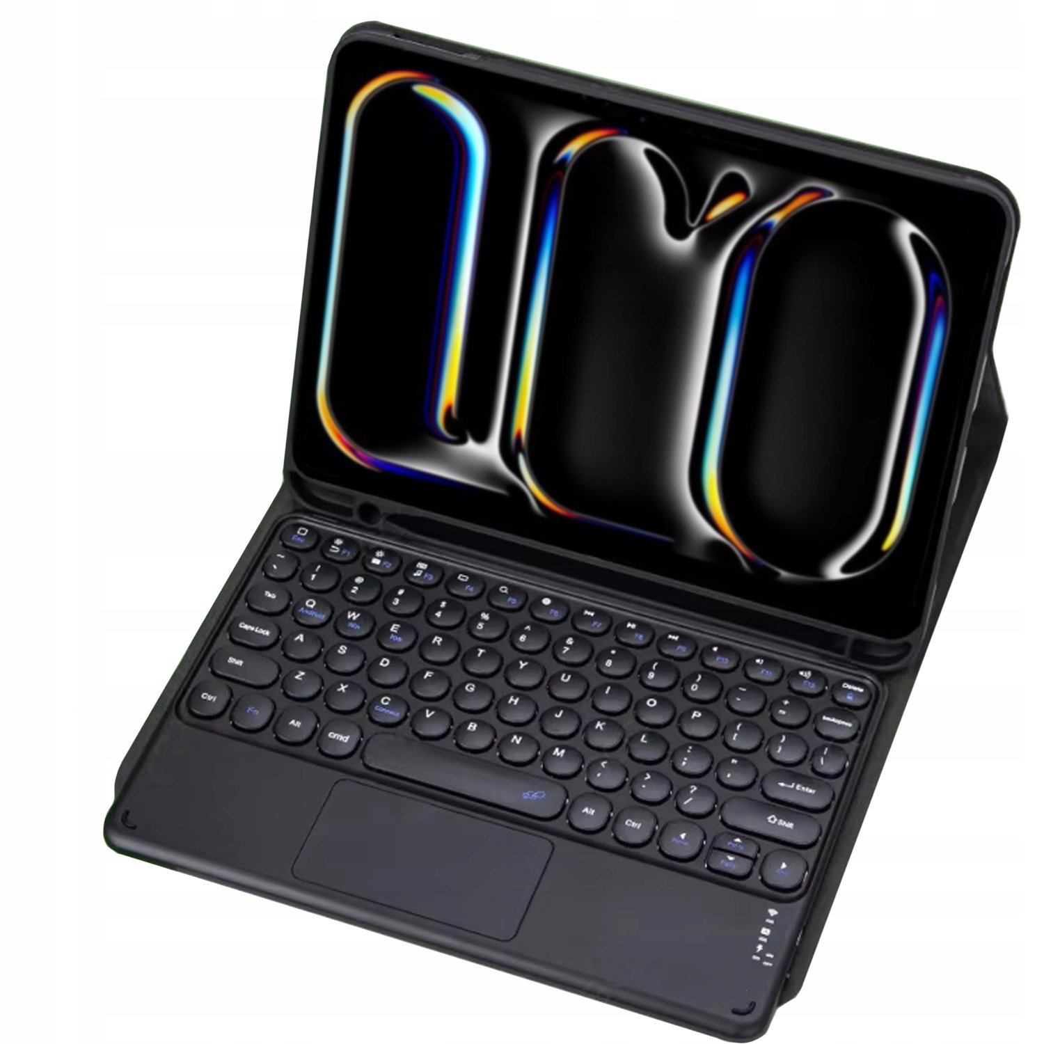 Wbudowany touchpad i klawiatura Bluetooth