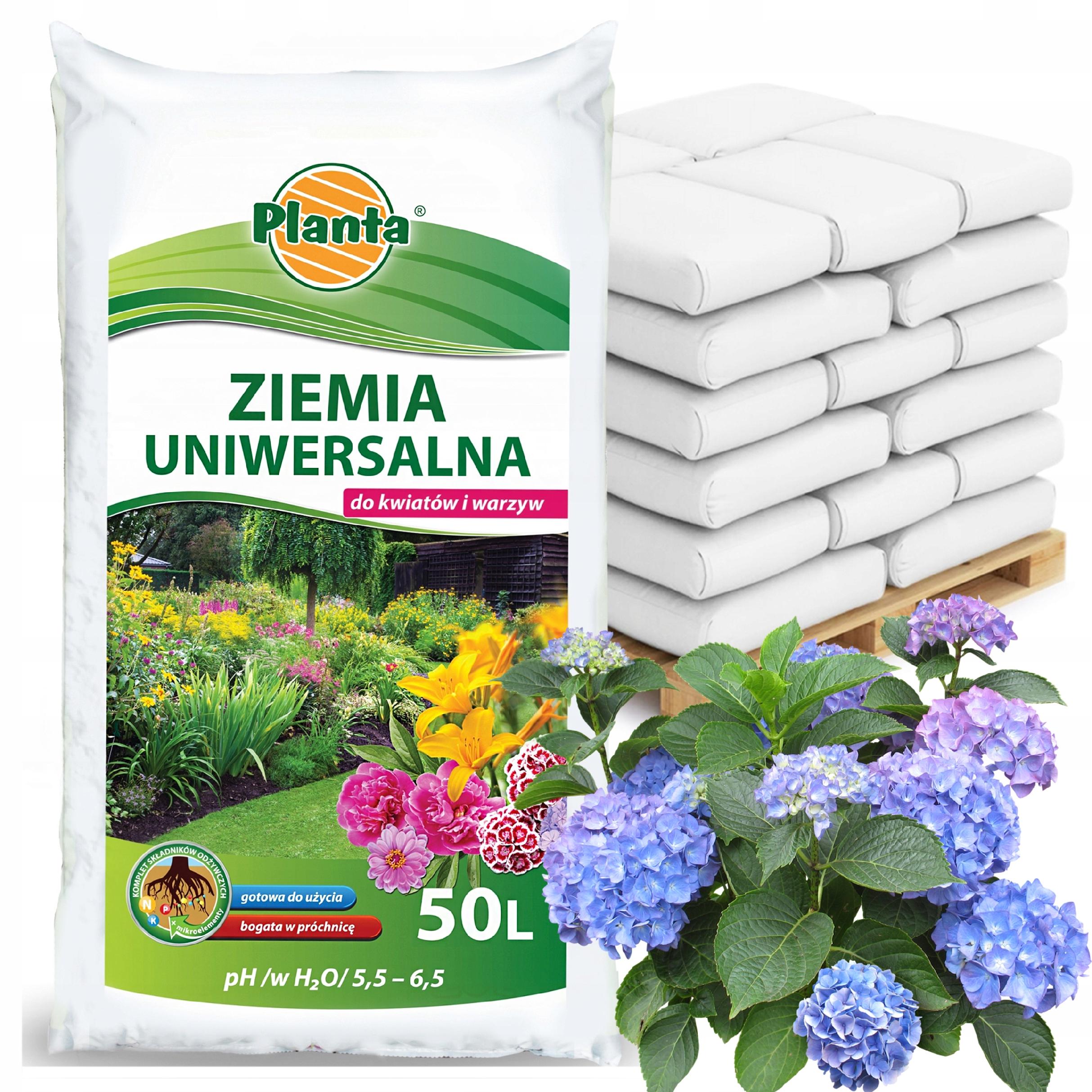 Planta ziemia uniwersalna do kwiatów i warzyw pH 5,5-6,5 – Idealne podłoże dla Twojego ogrodu